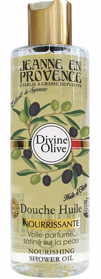 JEANNE EN PROVENCE Douche Huile Divine Olive Gel Douche Peaux Sèches 250 ml