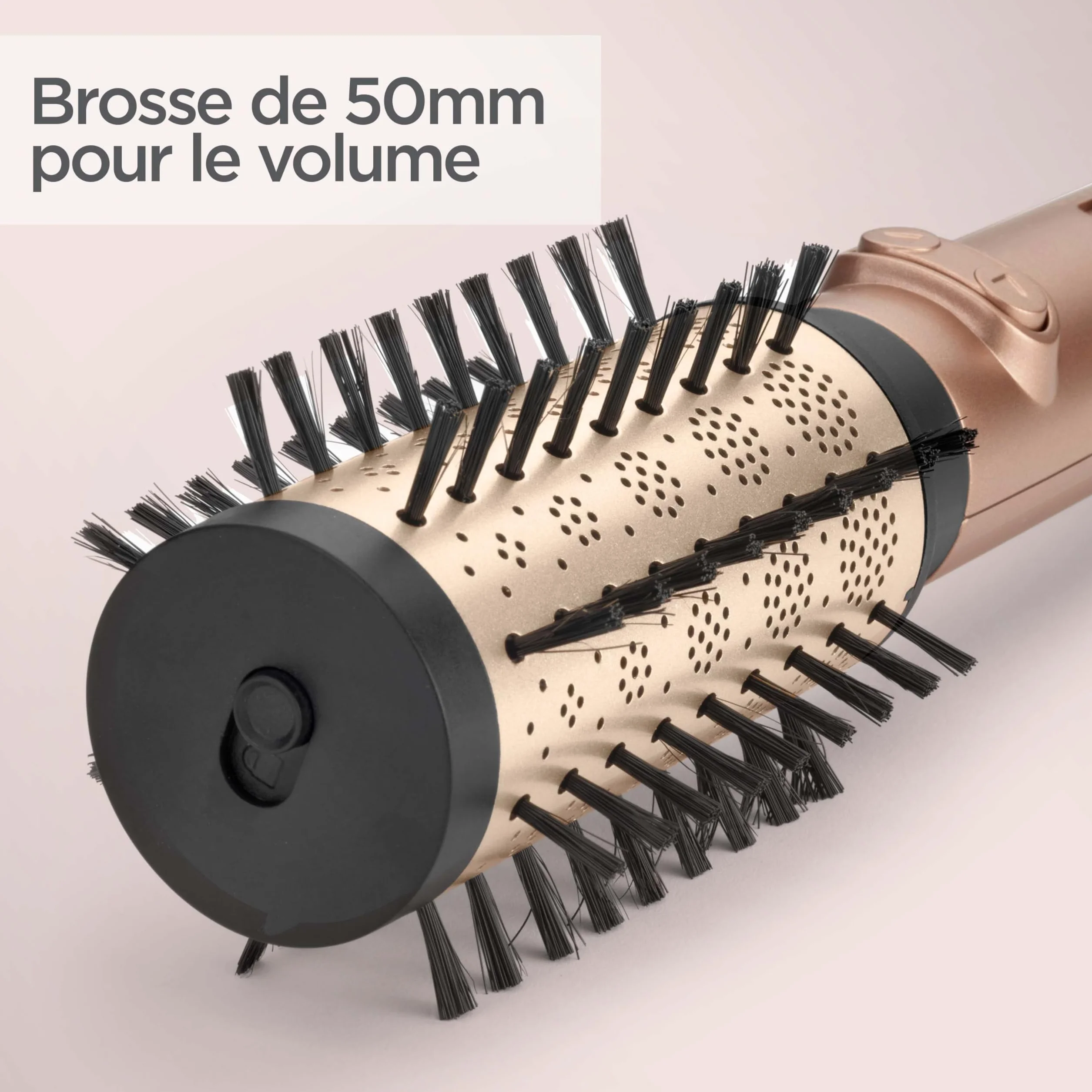 BaByliss Big Hair Dual Brosse soufflante rotative AS952E 50mm 40mm ionique anti-frisottis Noir