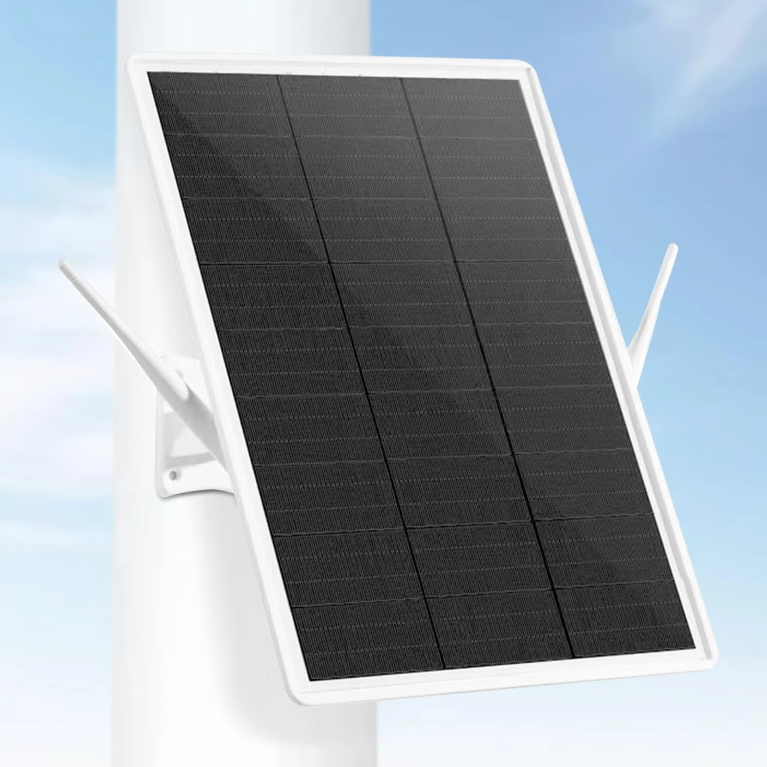 Repeteur WiFi Solaire Batterie Exterieur sans Fil, amplificateur WiFi | extension de portée WiFi jusqu'à 100 m, répéteur WiFi 2,4 GHz avec 300 Mbps, point d'accès WiFi compatible avec les appareils