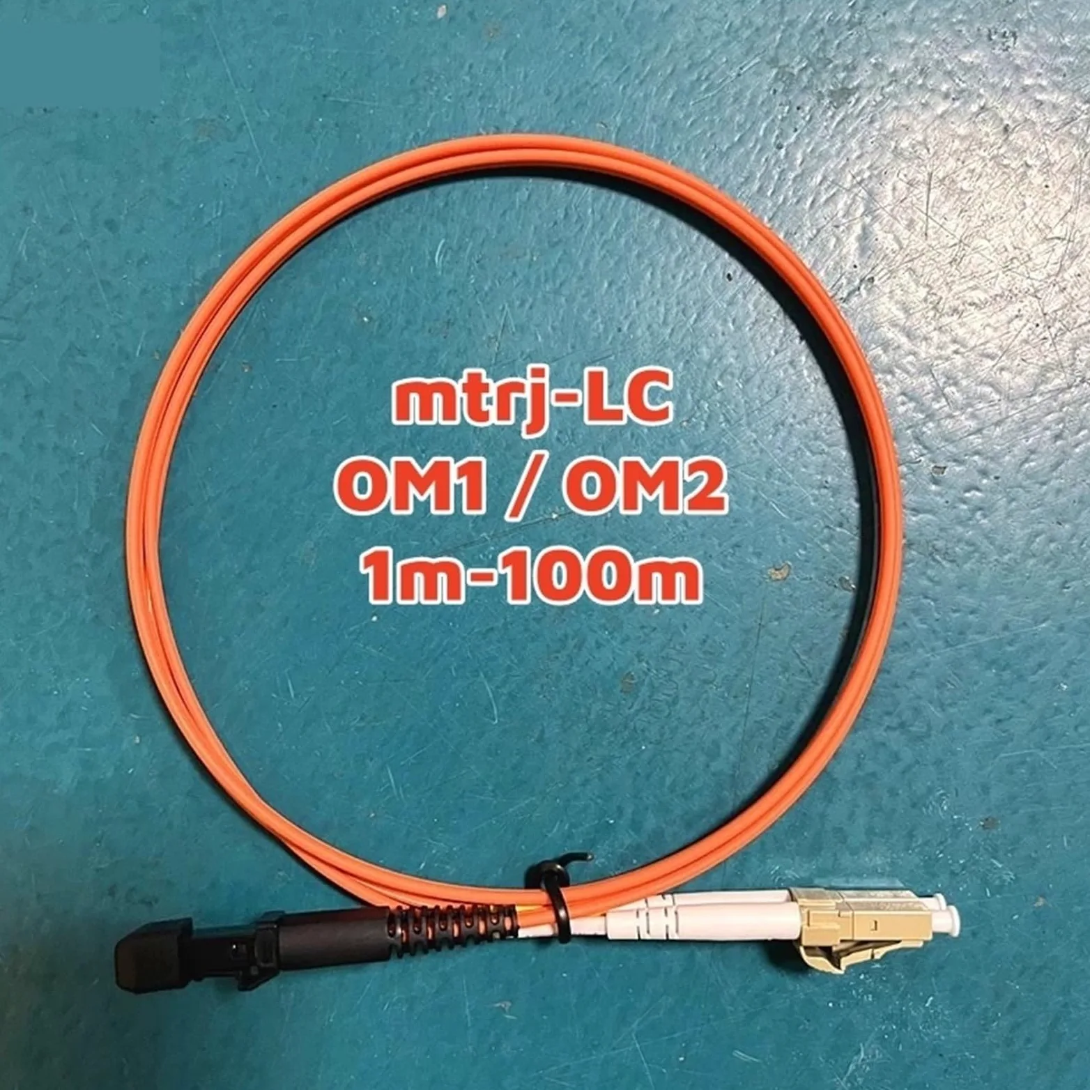 Cordon de brassage fibre optique MTRJ OM1 OM2, câble de raccordement optique duplex femelle MTRJ-LC multimode DX(Ask us-customized)