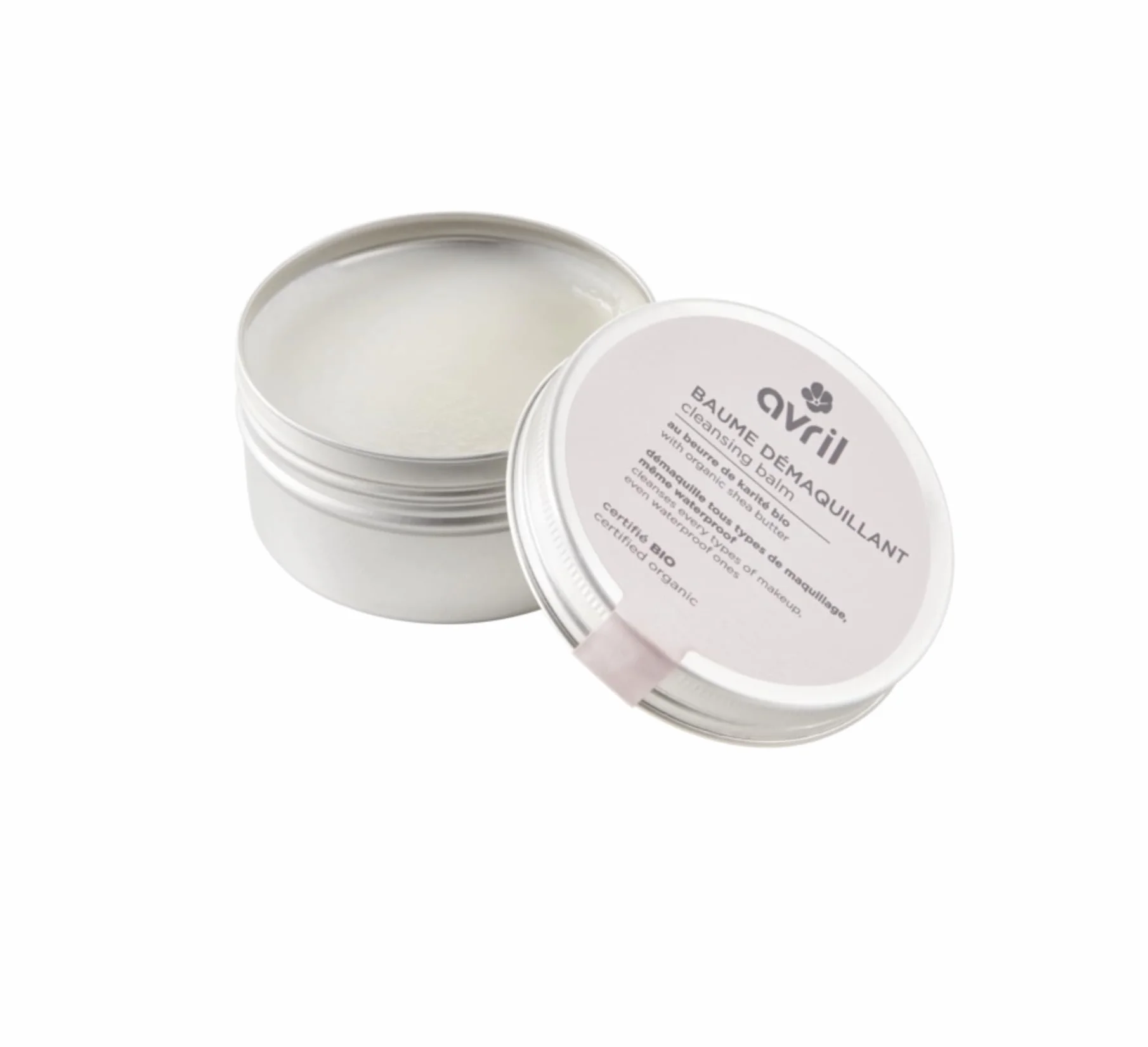 Baume Démaquillant Solide au Beurre de Karité Bio, Parfum Rose