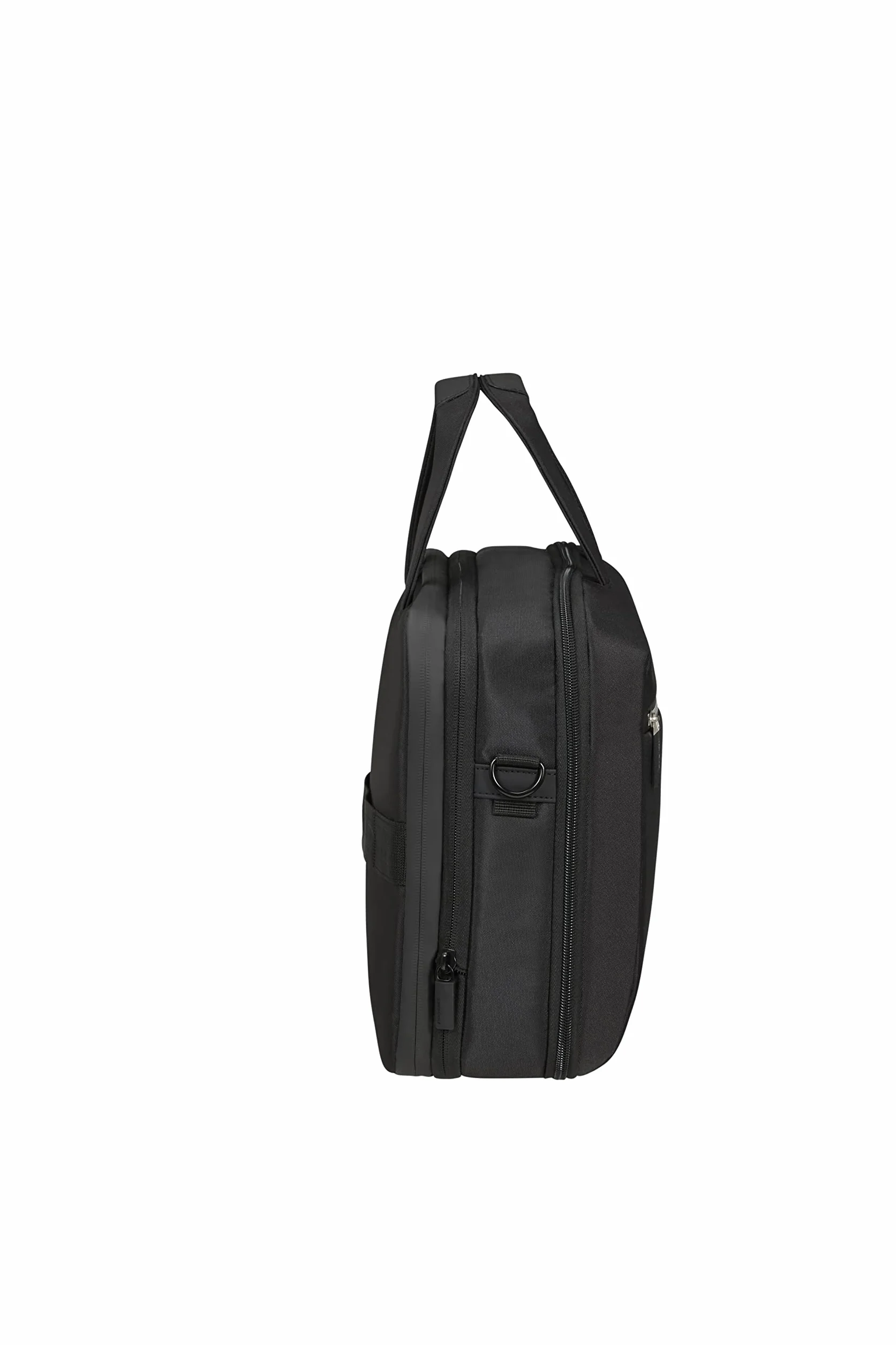 Samsonite LitePoint - Sac d'ordinateur portable extensible 15,6 pouces, 40,5 cm, 17,5/22 L, noir (noir)