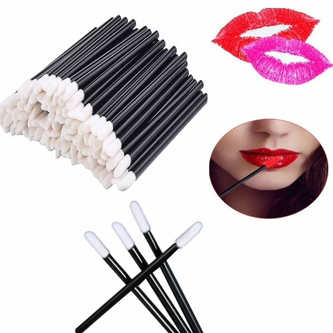 100Pcs Micro Brosses Jetables pour Extension de Cils, Coloration des Cils, Maquillage