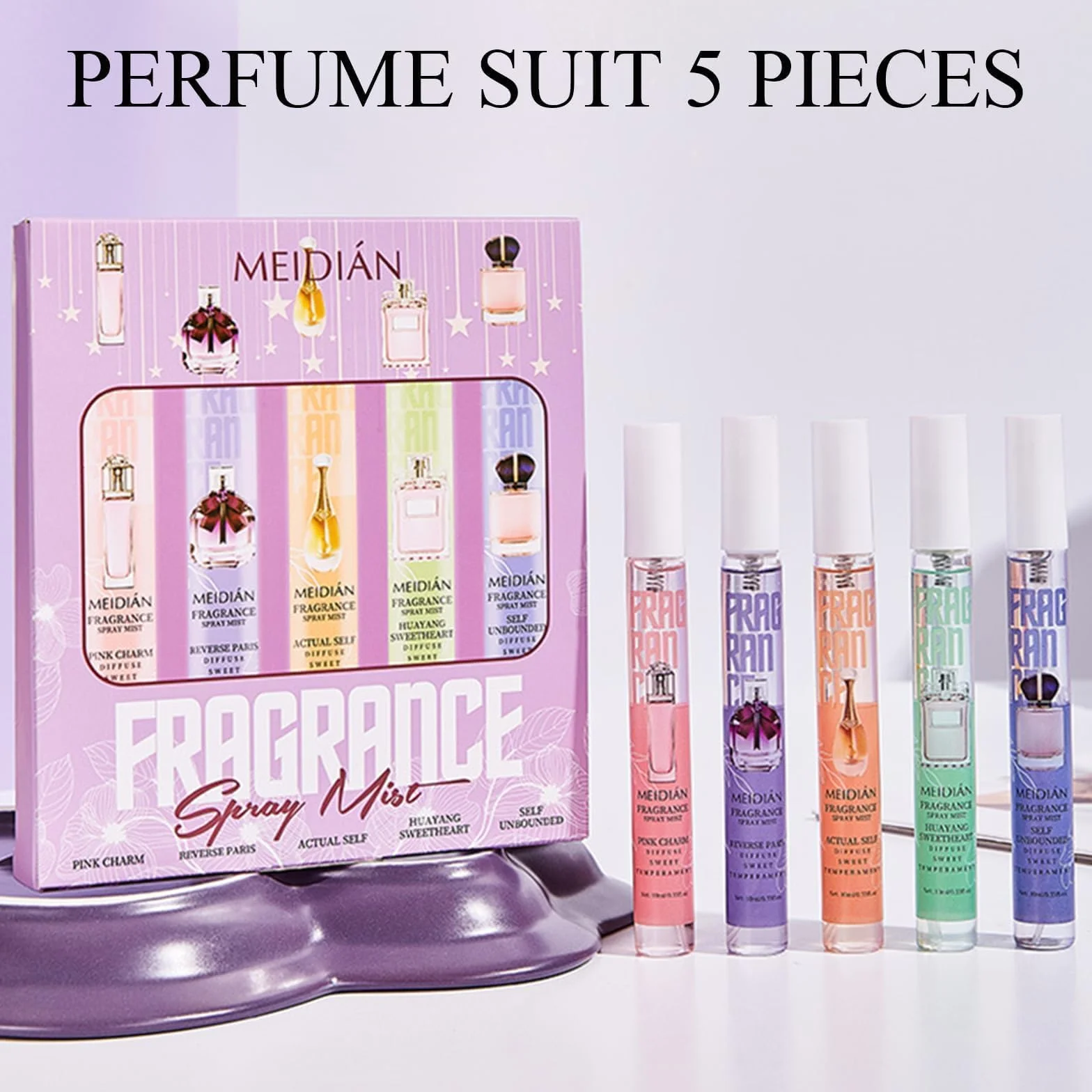 Coffret Cadeau Brume Corporelle Parfumée Femme 5x10ml