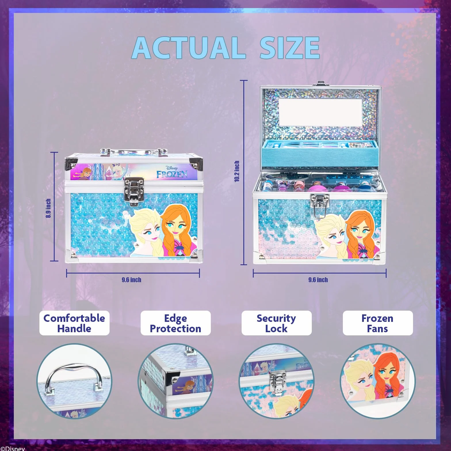 Frozen Coffret Maquillage Enfant Gloss & Vernis Valise Beauté