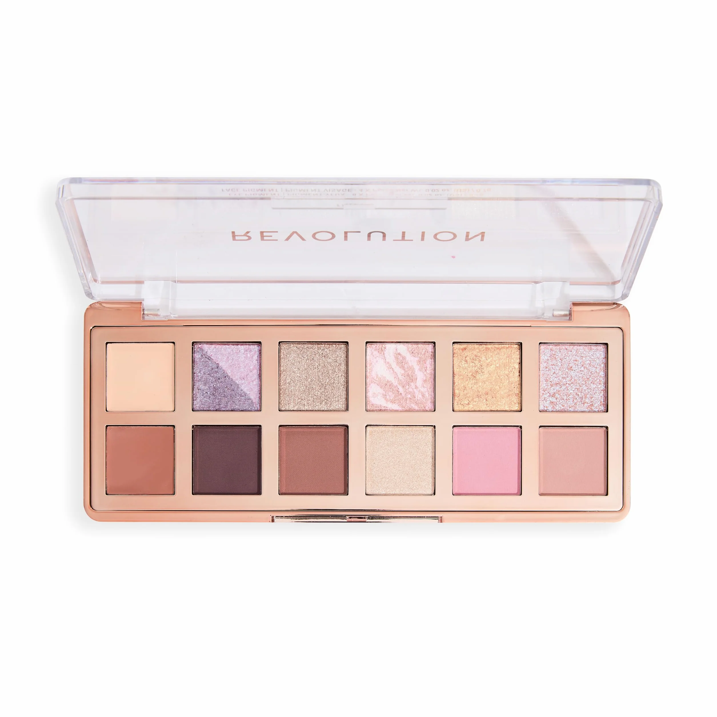 Makeup Revolution Palette d'Ombres à Paupières The True Icon Bronze 12 Teintes Mélangeables