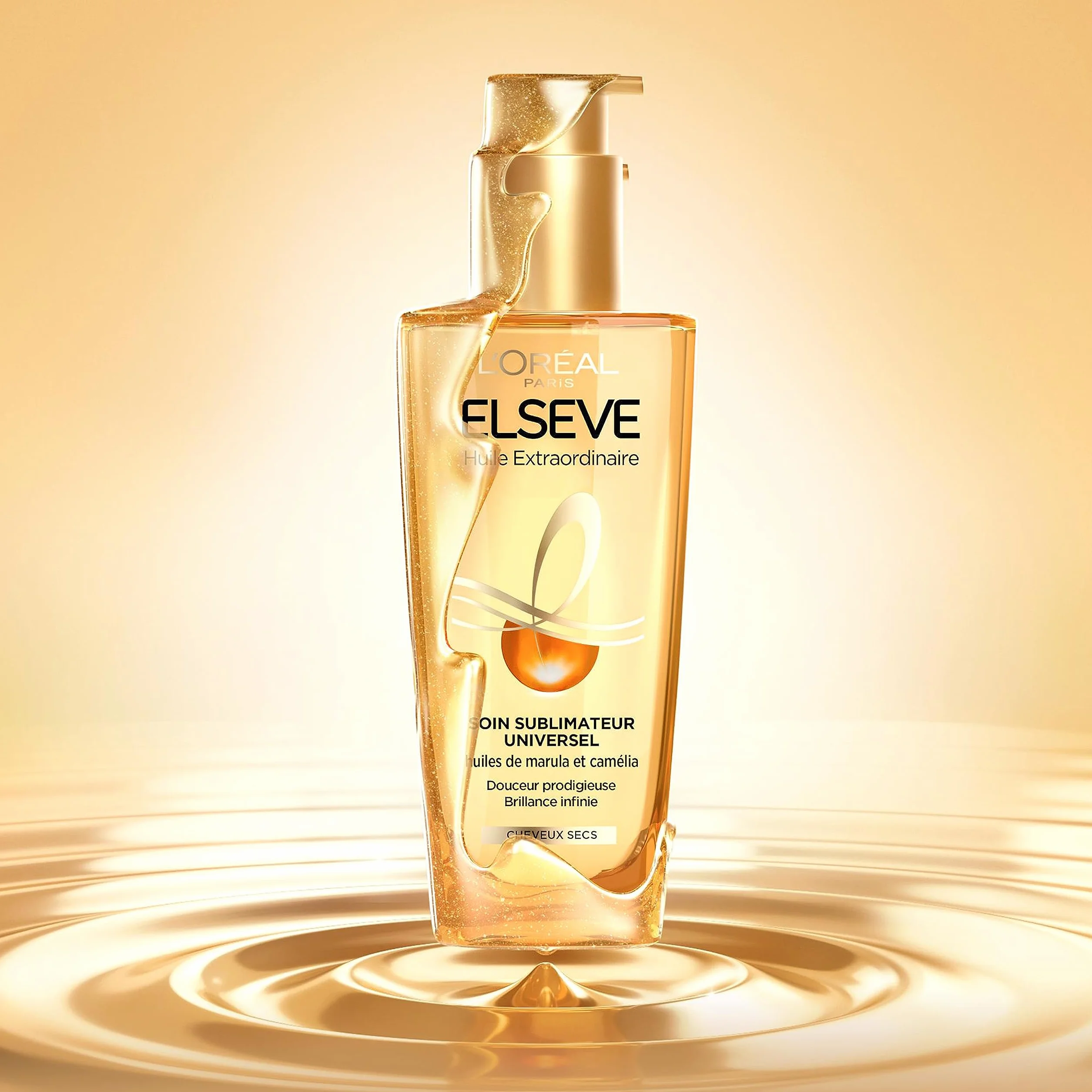L'Oréal Paris Elseve Huile Extraordinaire Soin Sublimateur Universel Nourrissant Multi-Usages Sans Rinçage 100 ml