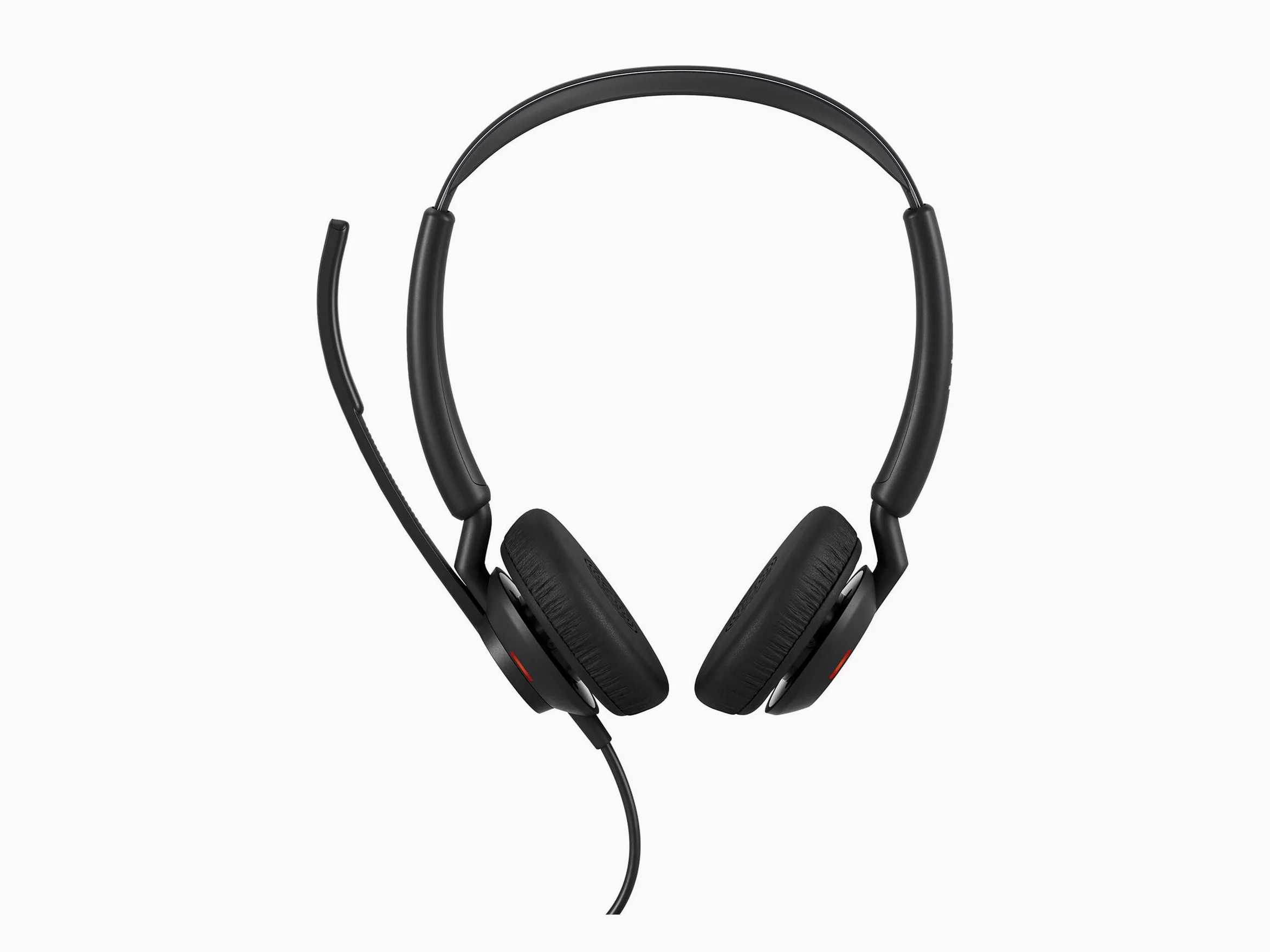 Jabra Engage 50 II - Micro-casque filaire stéréo avec contrôle d’appel Link - 3 micros à réduction de bruit, ultra-léger, USB-A - Certifié MS Teams, fonctionne avec toutes les plateformes - Noir