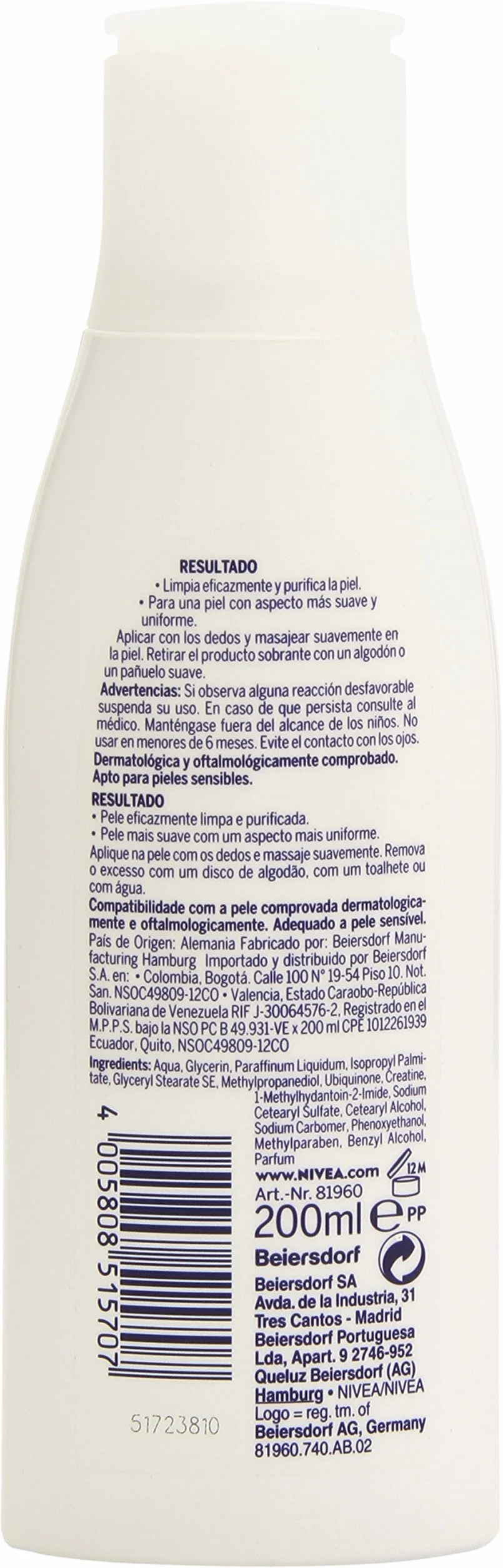 Q10 Lait Démaquillant 200 ml