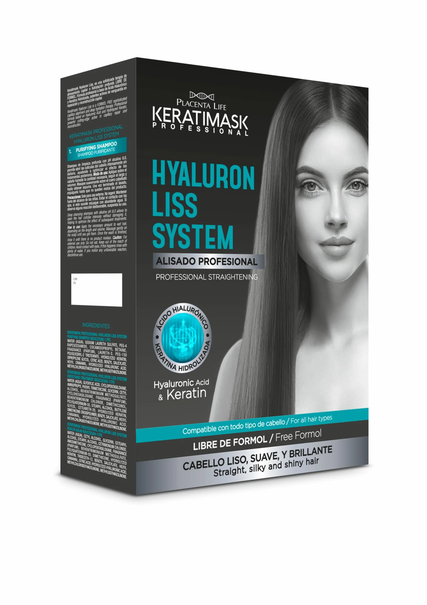 Kit de Lissage Professionnel Keratimask - Straightening Kit
