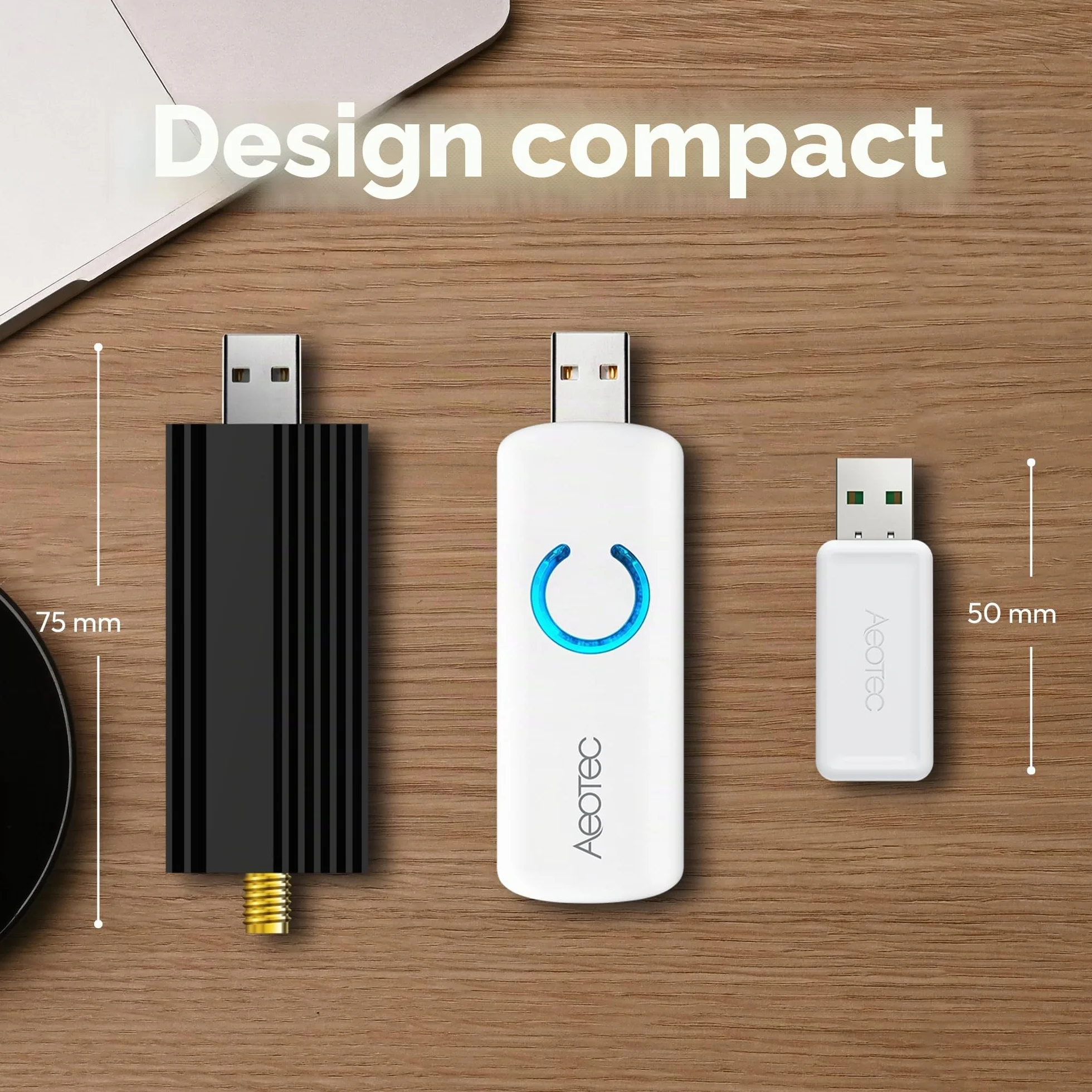AEOTEC Z-Stick 10 Pro Adaptateur USB Zigbee 3.0 Z-Wave 800 Series Contrôleur HomeAssistant Zigbee2MQTT Long Range 1 km