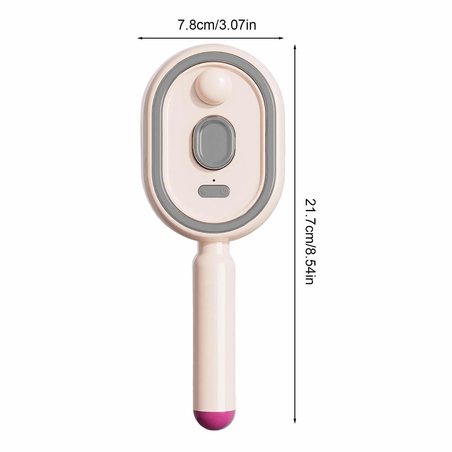 Brosse À Vapeur Électrique 3 En 1, Lisseur Vapeur Rechargeable, Peigne Démêlant Antistatique Avec Massage Coussin D'air Anti-frisottis