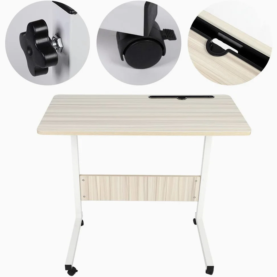 Qcwwy Lit Réglable Support D'Ordinateur Portable Large 31,57 Pouces