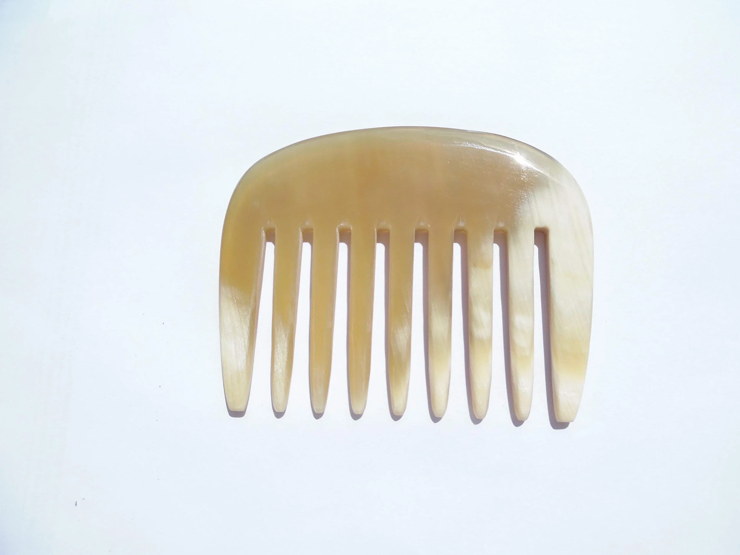 Peigne AFRO en Corne Naturelle 9,2 cm