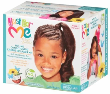 Just for Me No-lye Conditioning Creme Relax Kit Children Super 1 Application