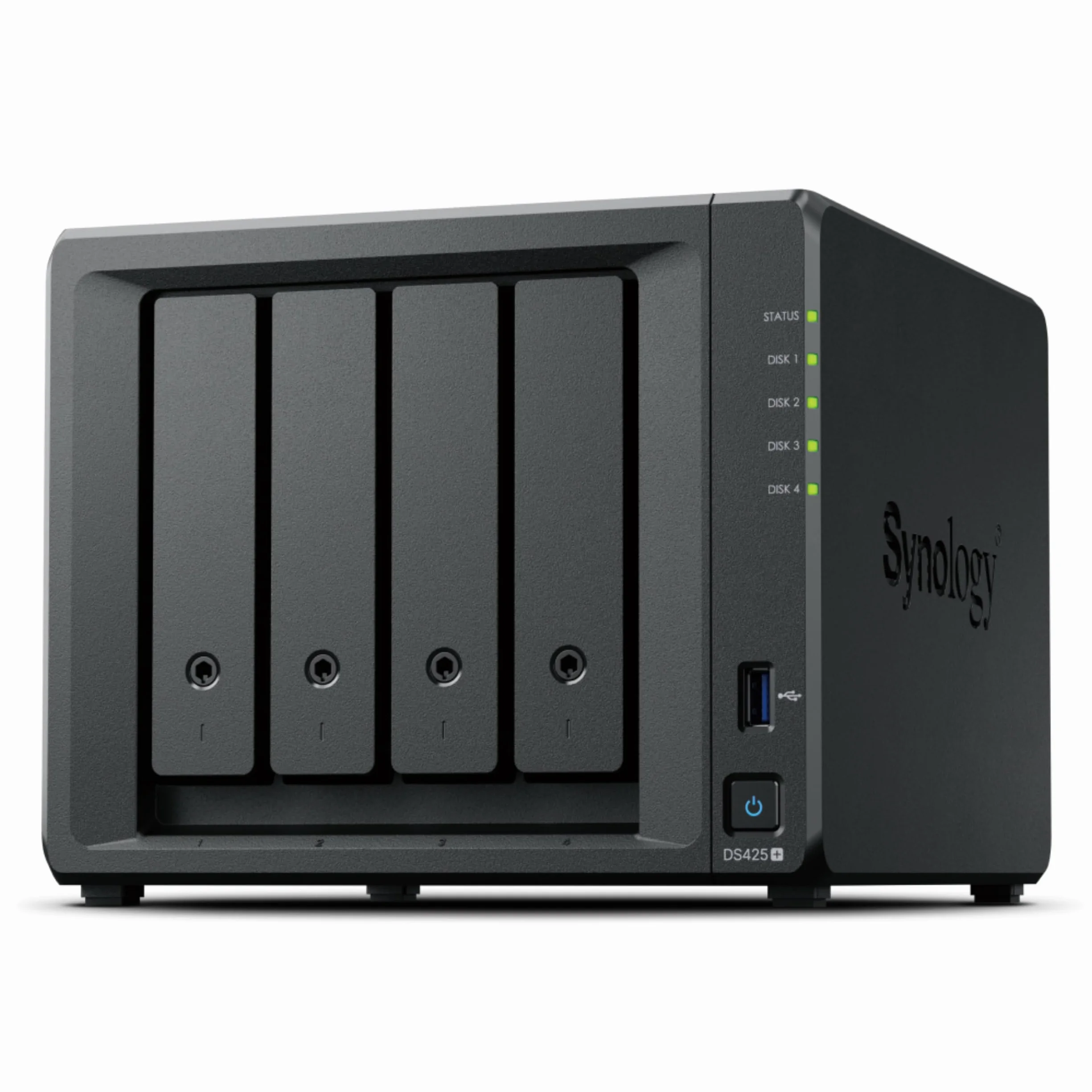 Synology DiskStation DS425+ NAS Serveur de Stockage Intel Celeron J4125 2 Go DDR4 Noir
