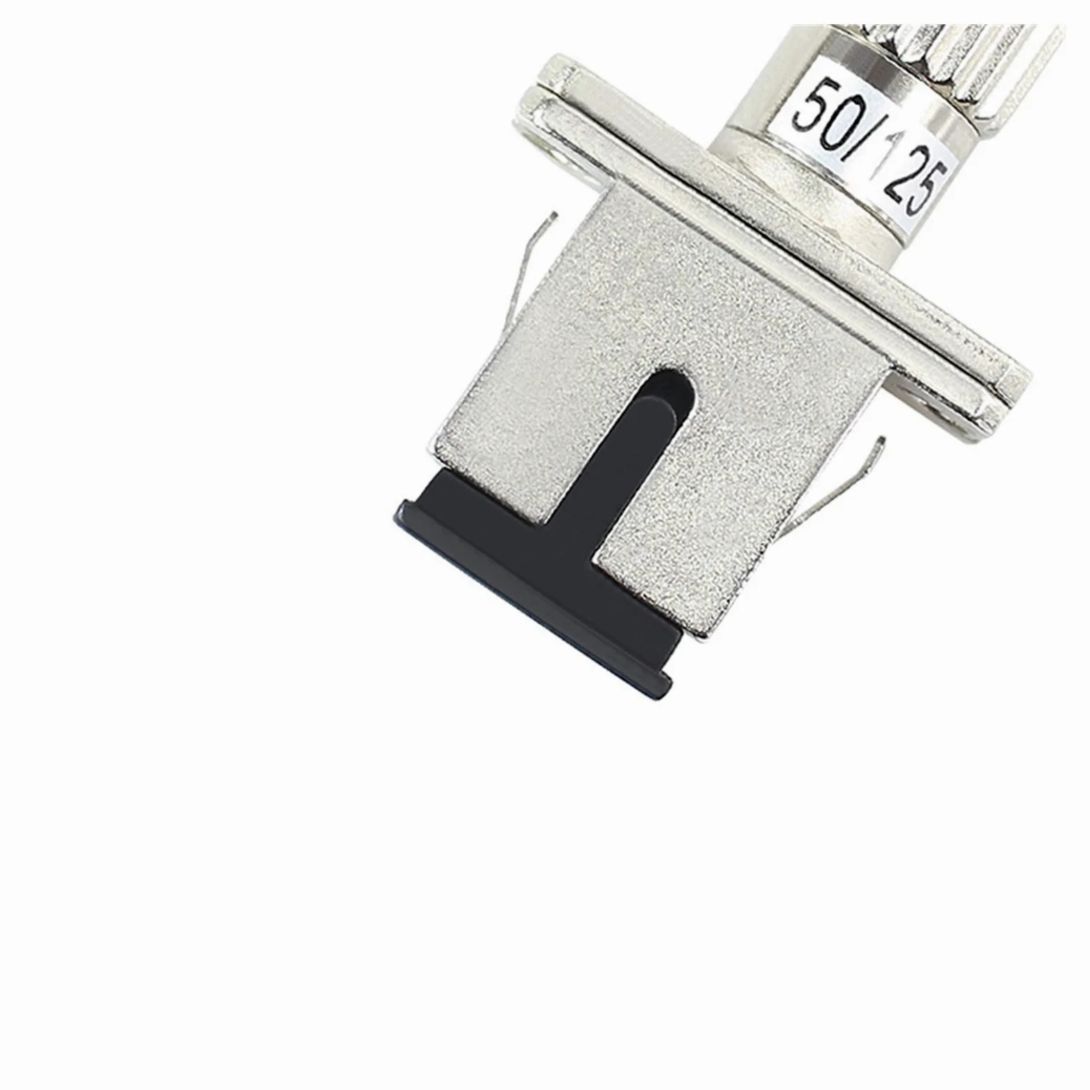 Adaptateur à Fibre Optique 5pcs St-SC Connecteur d'adaptateur multimode St à SC Adaptateur de Bride St-SC Coupleur Optique de Fibre de Fibre de Fibre de métal carré