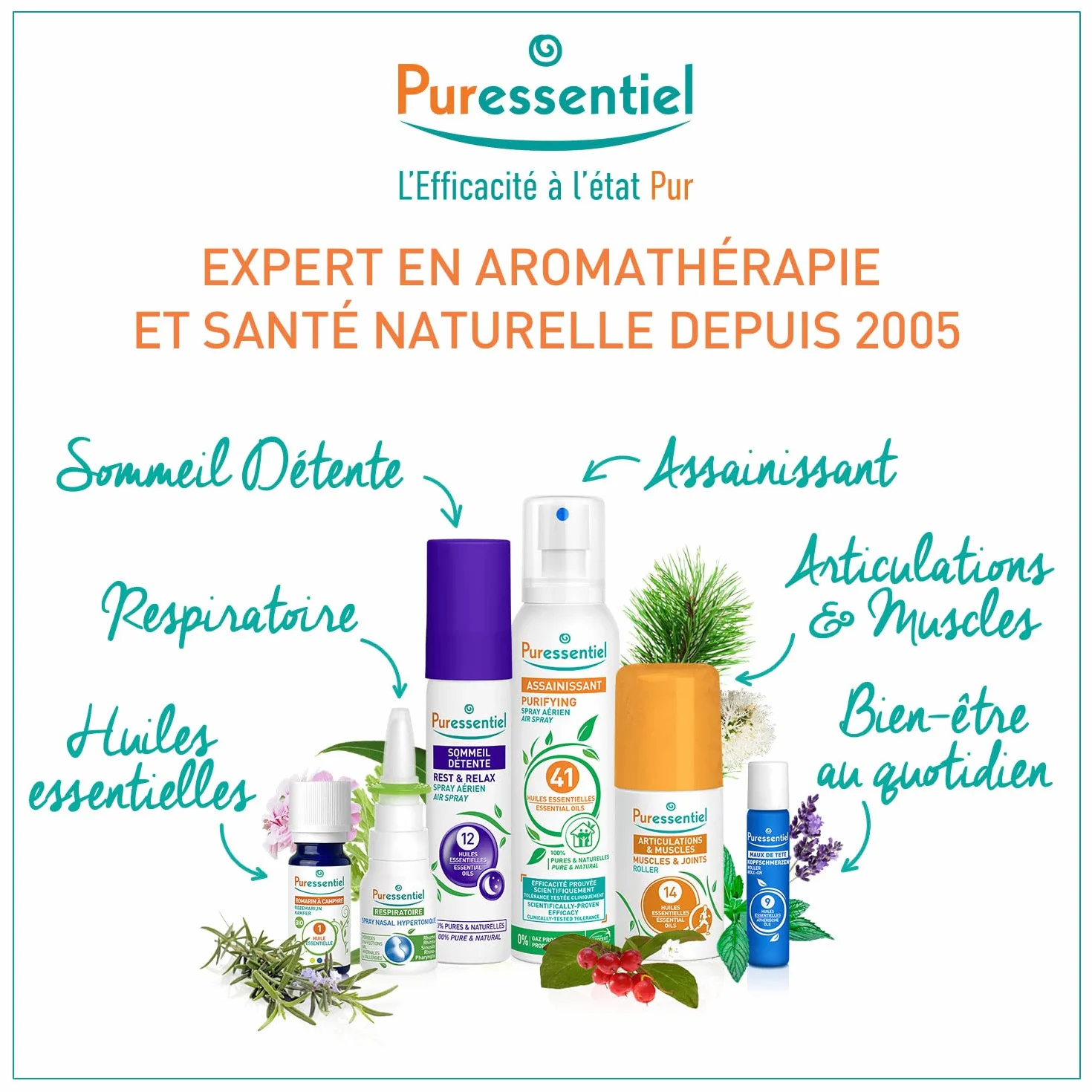 Puressentiel Savon Liquide Surgras BIO aux 3 Huiles Essentielles Antibactérien Visage Mains Corps Peaux Sèches 250ml