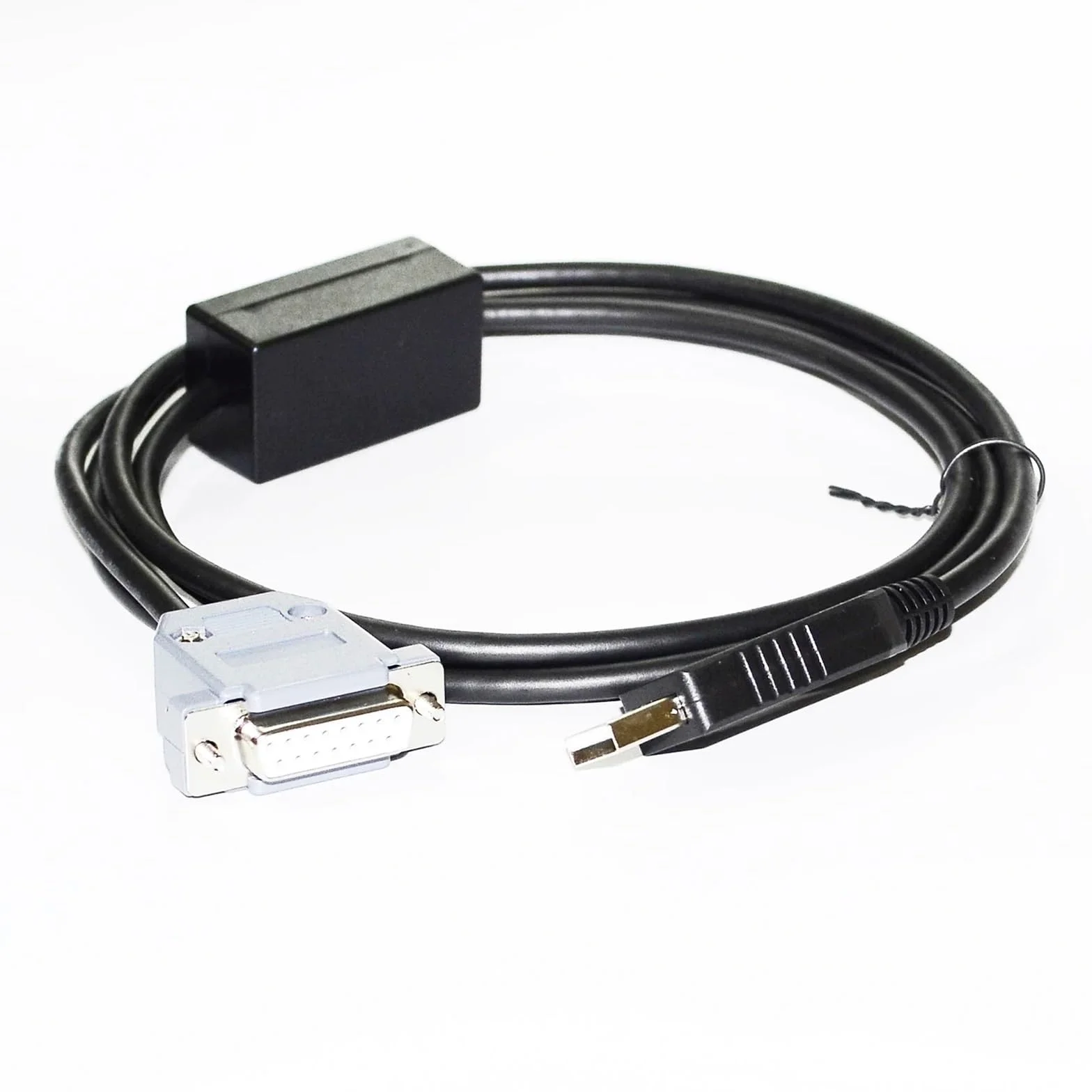 Câble de Communication série convertisseur USB vers DB15 Femelle 15 Broches FT232RL for Pompe à seringue PSD(3 Metre,RS485 Signal)