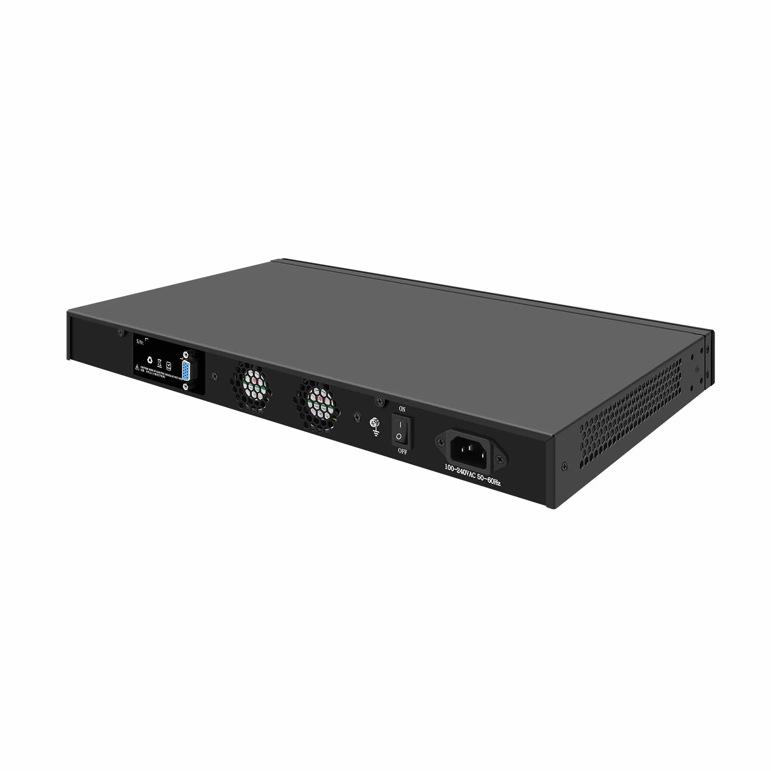1U Rack Mount Firewall Appliance PFSense Mikrotik OPNsense VPN Core I5 3320M 3340M 6x2.5GbE I226-V LAN Console 4G RAM 64G SSD