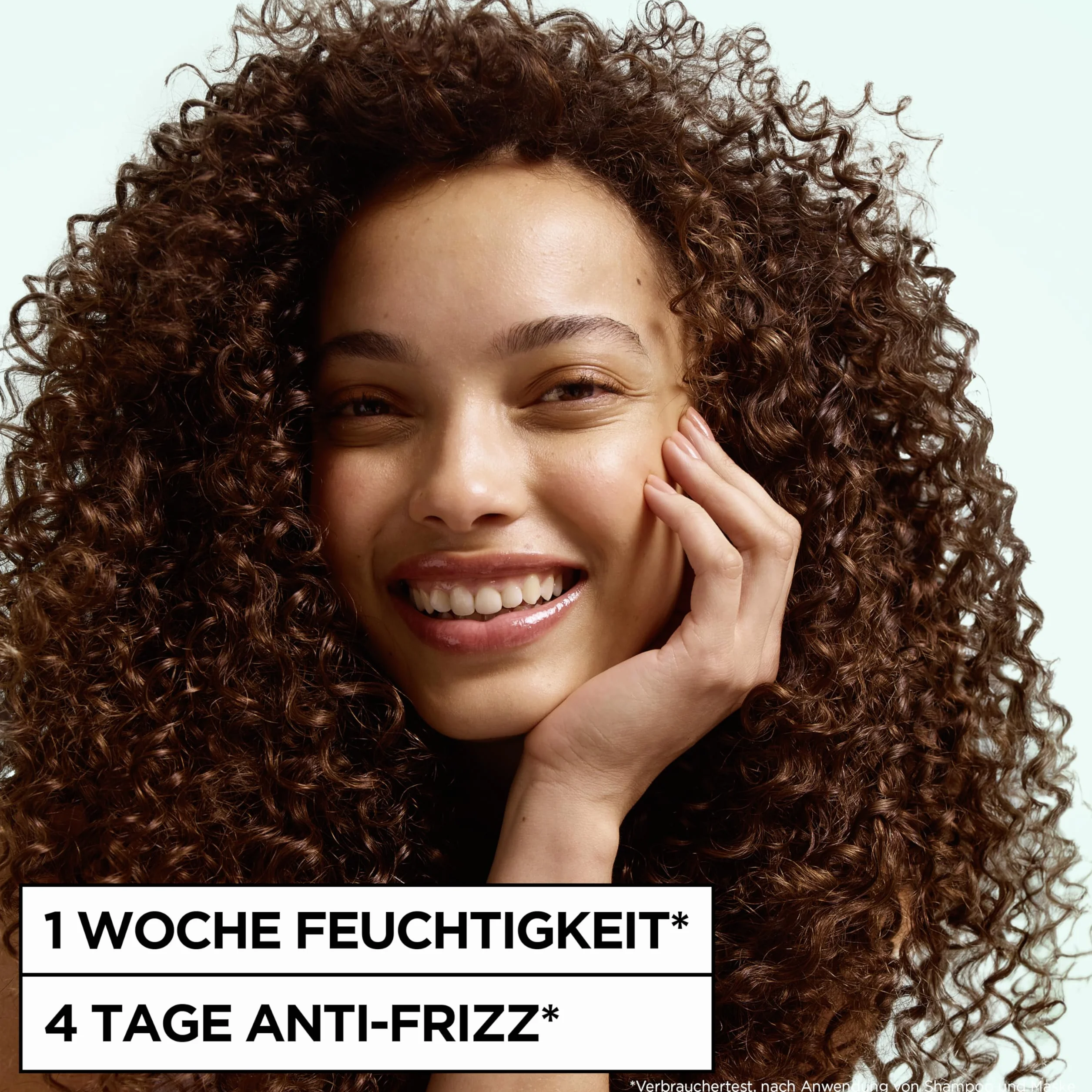 Garnier Masque capillaire hydratant pour boucles - Réparation, revitalisation - Acide hyaluronique, karité - Vegan - Sans silicone