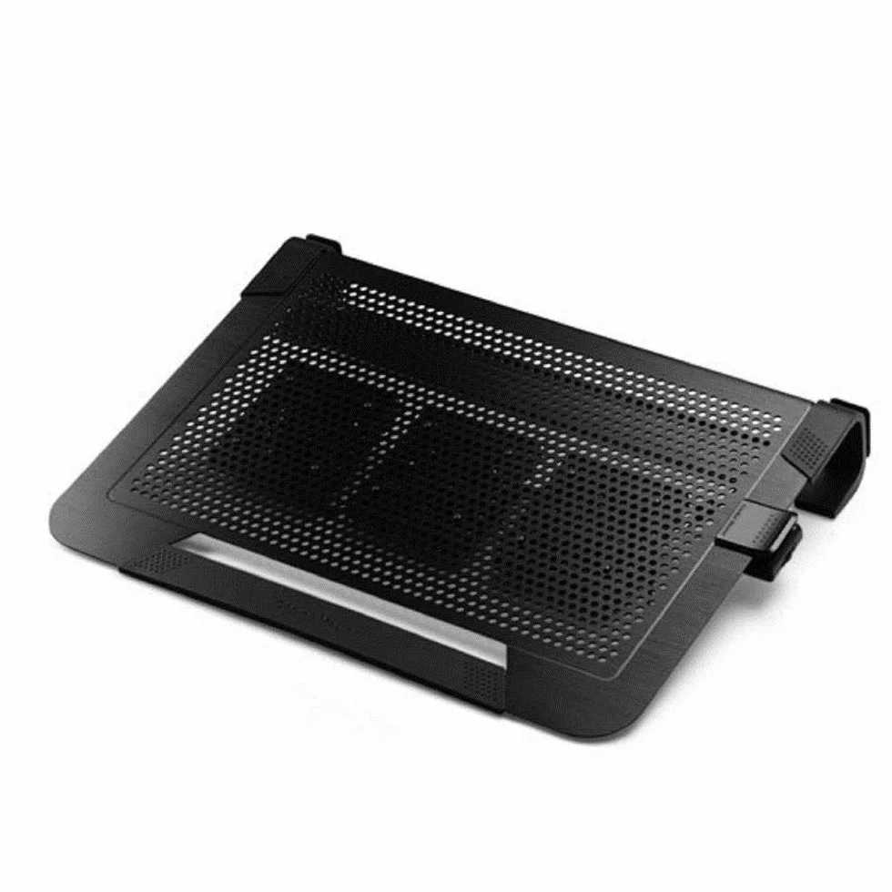 Cooler Master NotePal U3 PLUS Refroidisseur Ordinateur Portable 3 Ventilateurs 80 mm Protection Transport Cadre Ergonomique Aluminium Noir
