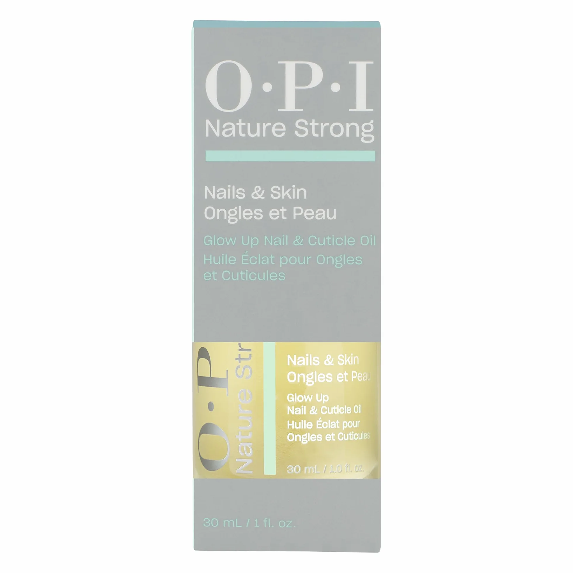 OPI Nature Strong Huile Ongles & Cuticules Glow Up – Vitamine E, Origine Naturelle – 30 ml