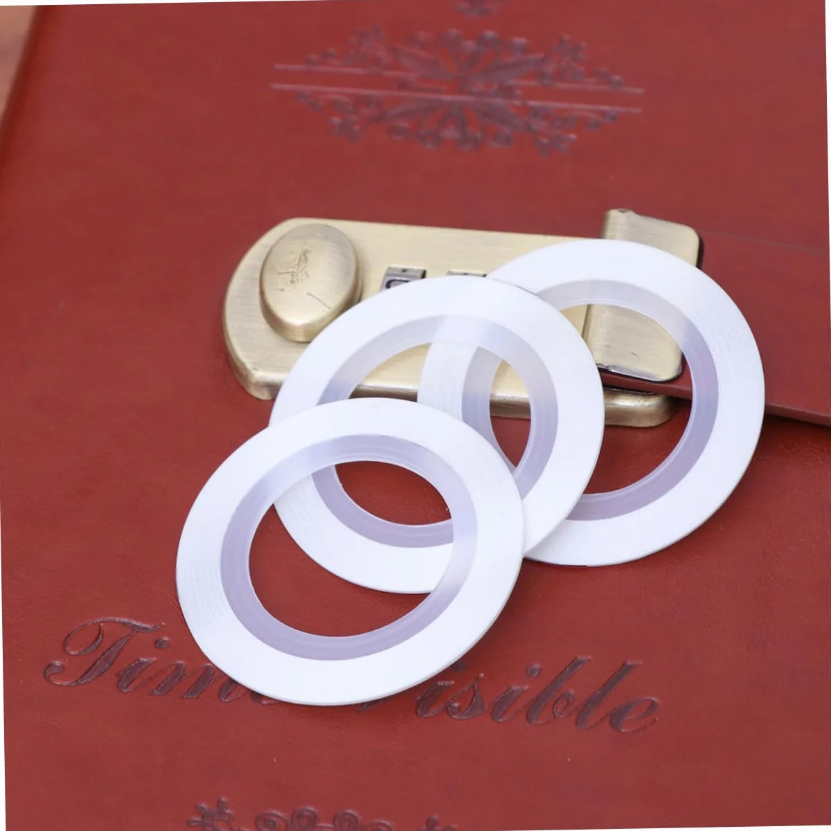 Rubans Autocollants Ligne Ongle Brillants Couleurs Métallisées Diy Manucure Pédicure Blanc 3pièces