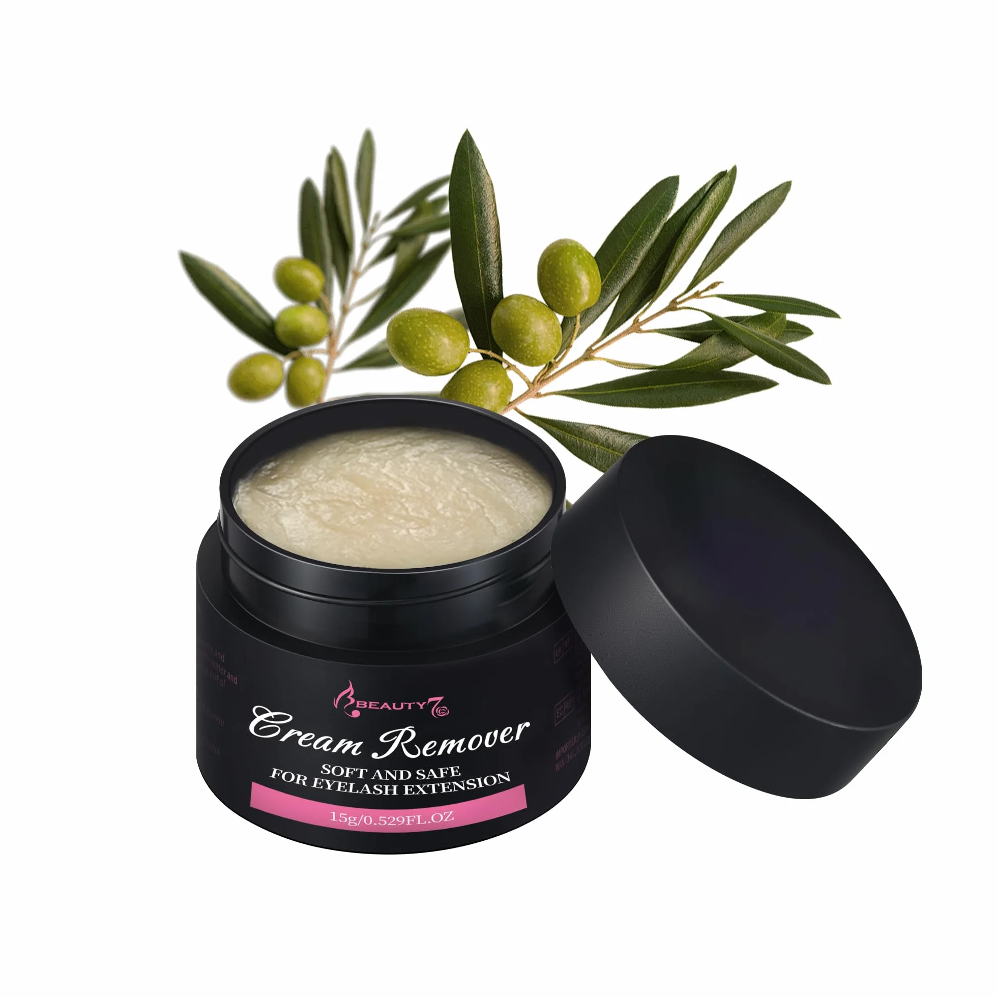 Crème Remove Cils Extension 15g Dissolvant Colle Rapide Inodore