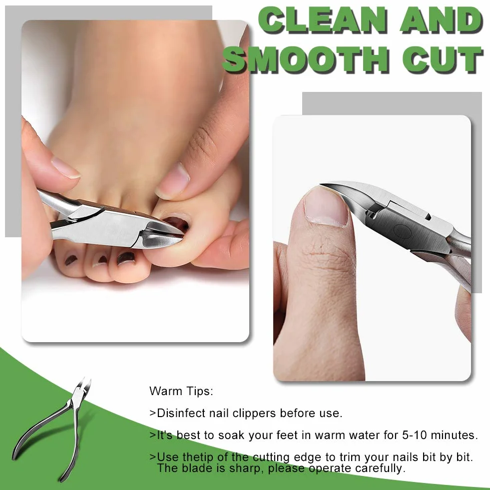 Coupe-ongles de précision en acier inoxydable BEZOX