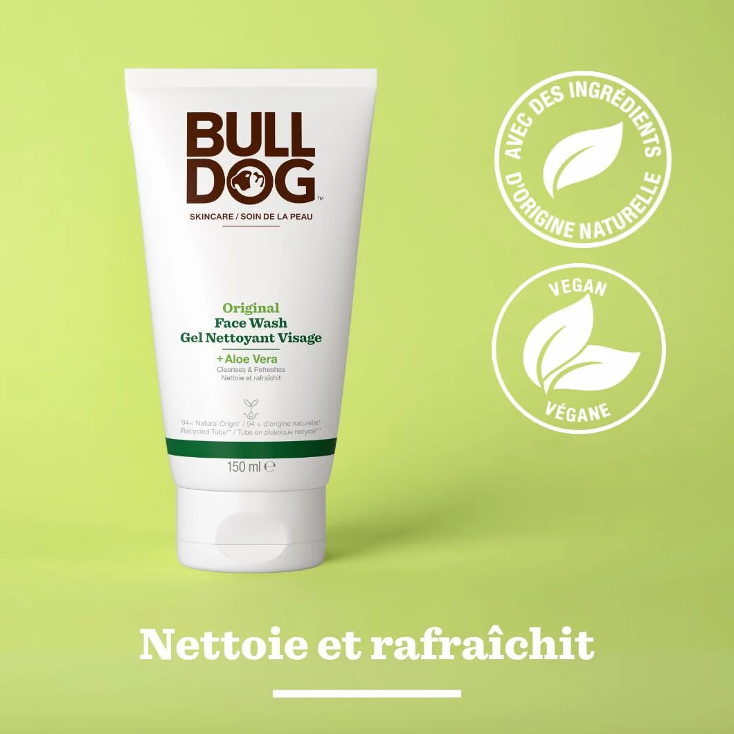 Bulldog Skincare Original Nettoyant visage pour hommes 150 ml