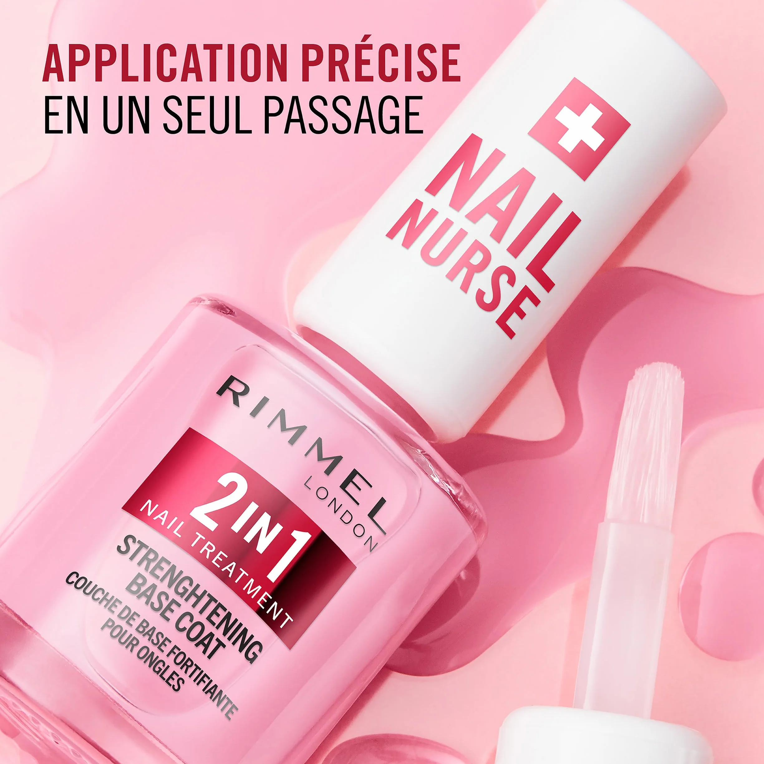 Rimmel London Nail Nurse 2 in 1 Base Coat & Strengthener