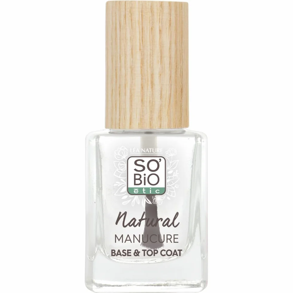LÉA NATURE SO BiO étic Base & Top Coat Transparent Fortifiant Vegan 11ml