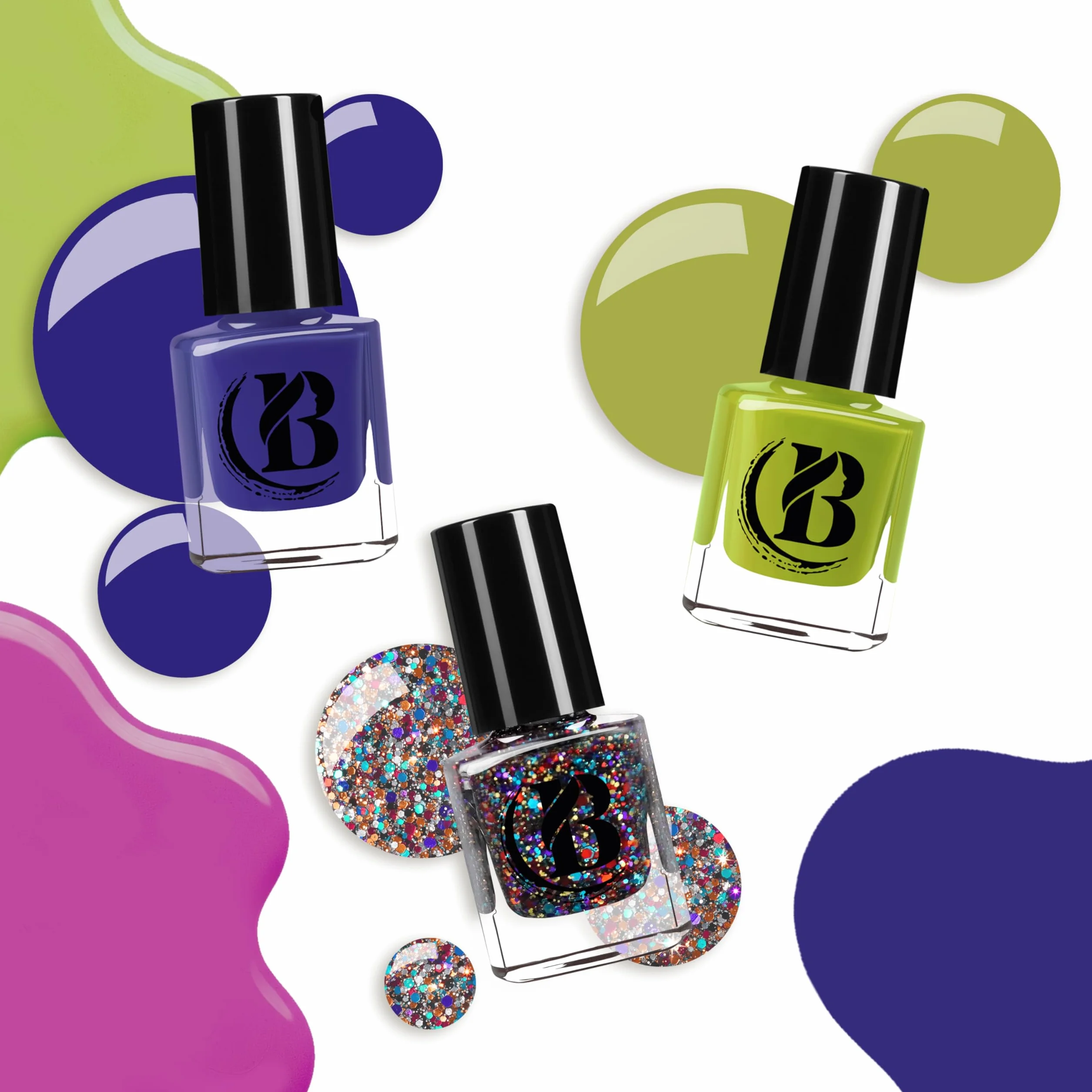 Vernis À Ongles Set 48 Couleurs + 2 Autocollants Pour Ongles