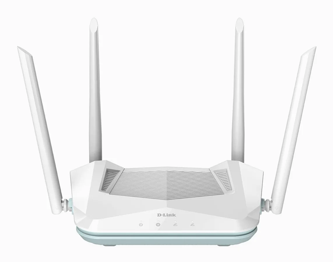 D-Link R15 Routeur Smart Eagle Pro IA WiFi AX1500, Gigabit, Optimiseur de trafic, contrôle Parental IA, MU-MIMO, 1024 QAM, OFDMA, WPA3, D-Link Wi-FI Mesh. Fonctionne avec Alexa/Google Assistant.