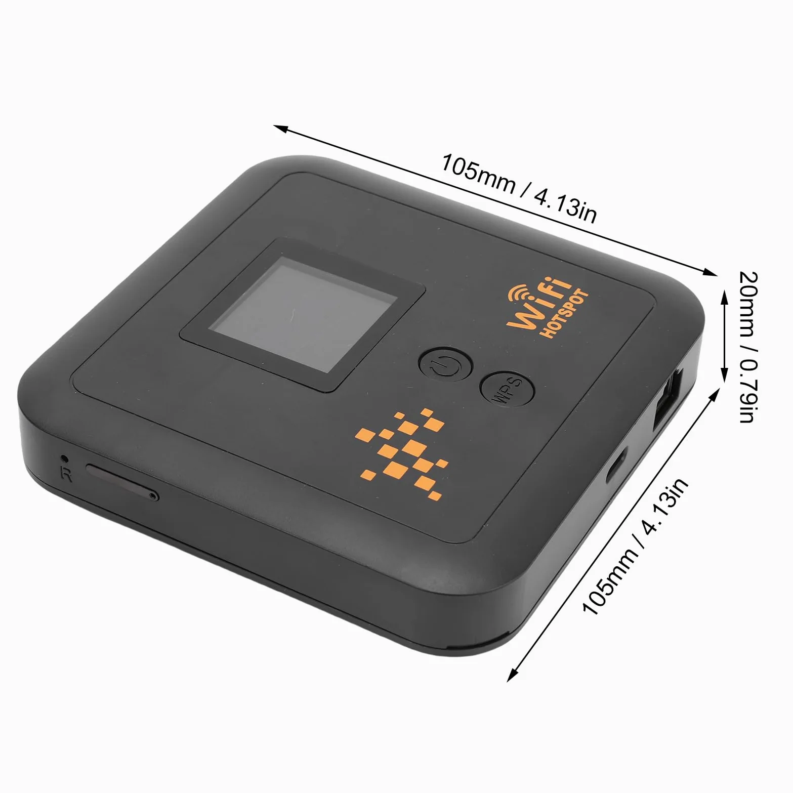SIXRUN Routeur 4G LTE, Modem WiFi à équilibrage de Charge Double WAN avec Application de Gestion à Distance pour Voyages d'affaires et Travail en Extérieur, Vitesse sans Fil de 750Mbps