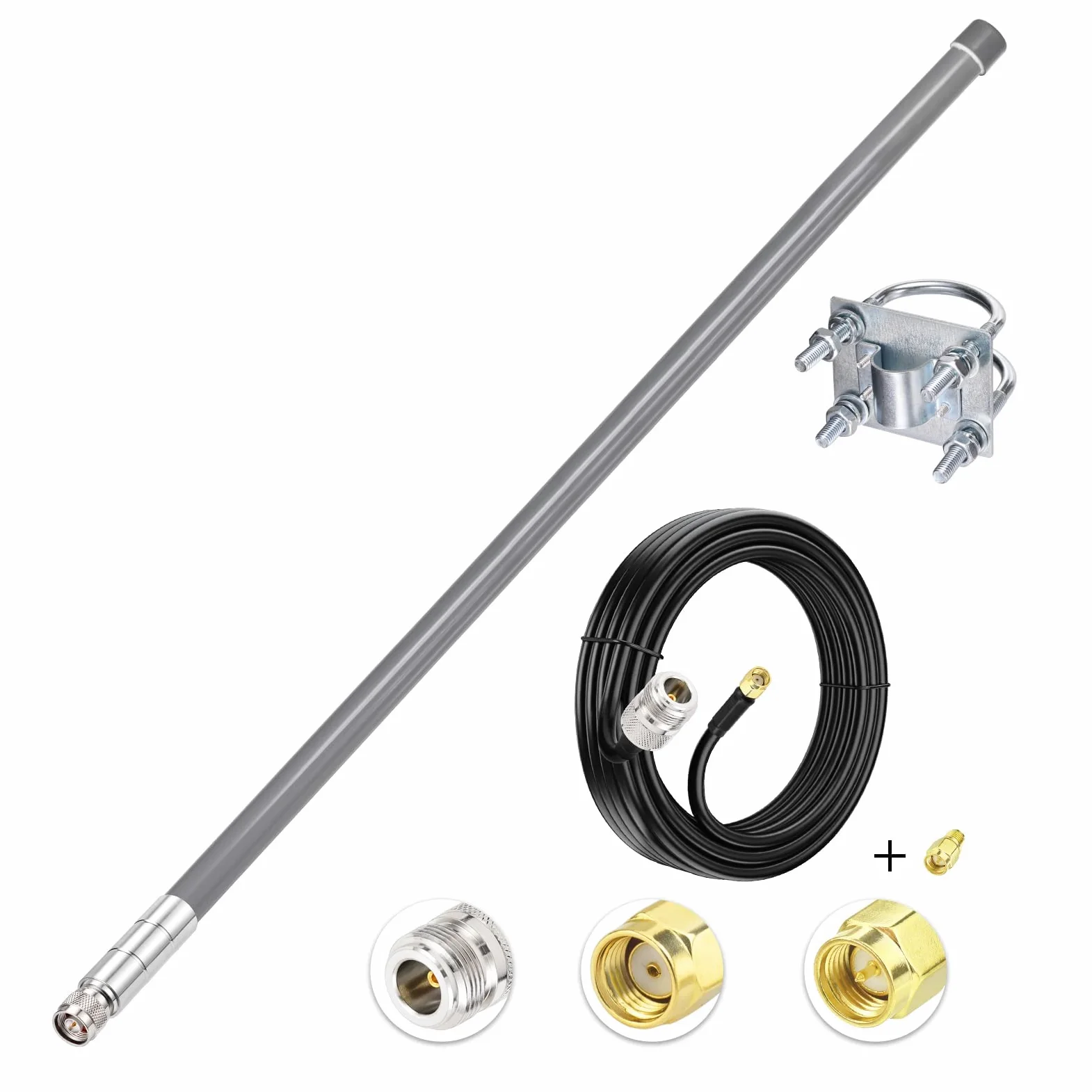 Bingfu Lorwan Antenne 5,8 dBi avec câble de 3 m