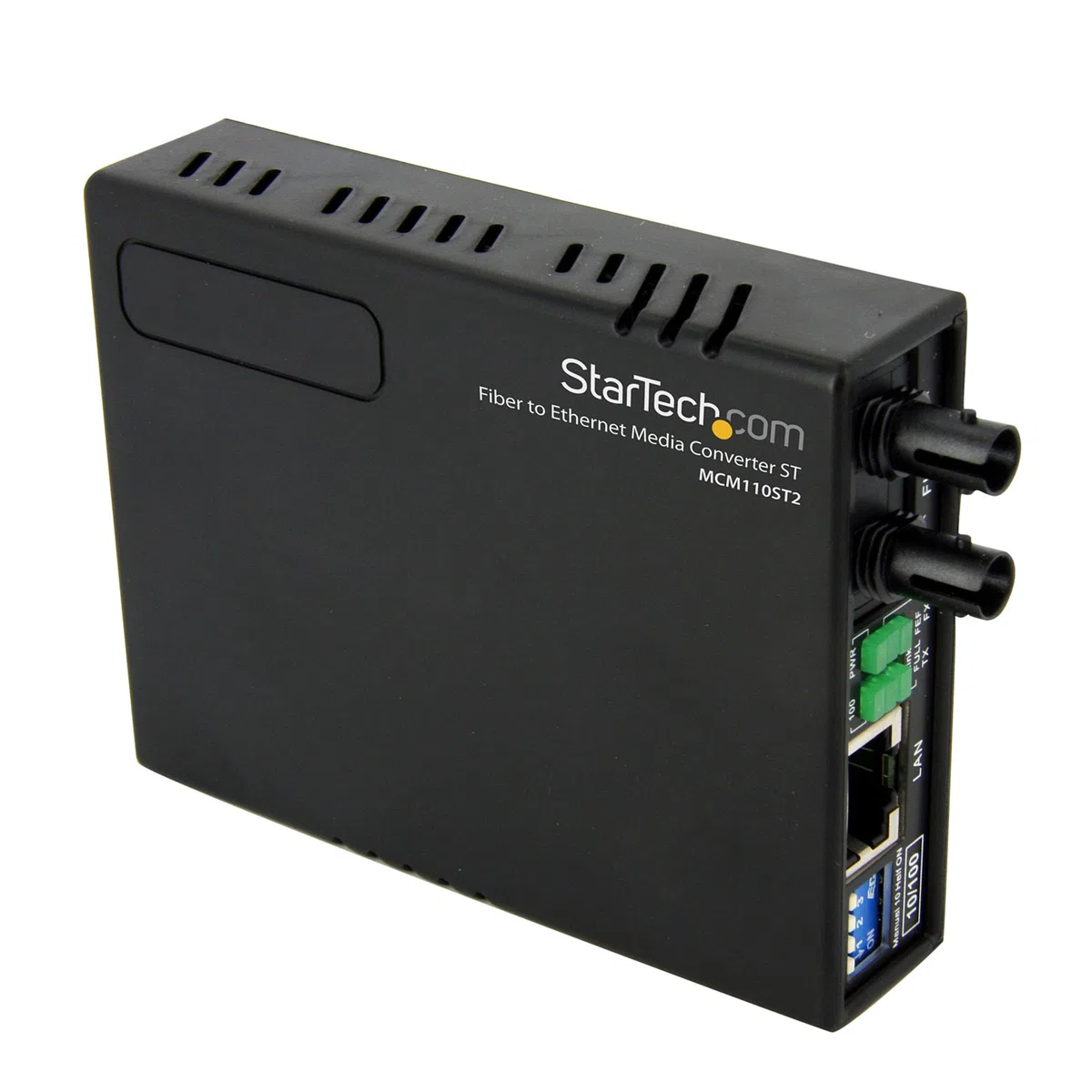 StarTech.com MCM110ST2 convertisseur de support réseau 100 Mbit/s 1310 nm - Convertisseurs de support réseau (100 Mbit/s, 10Base-T, 100Base-FX, 100Base-TX, Avec fil, 2000 m, 1310 nm, IEEE 802.3, IEEE 802.3u)