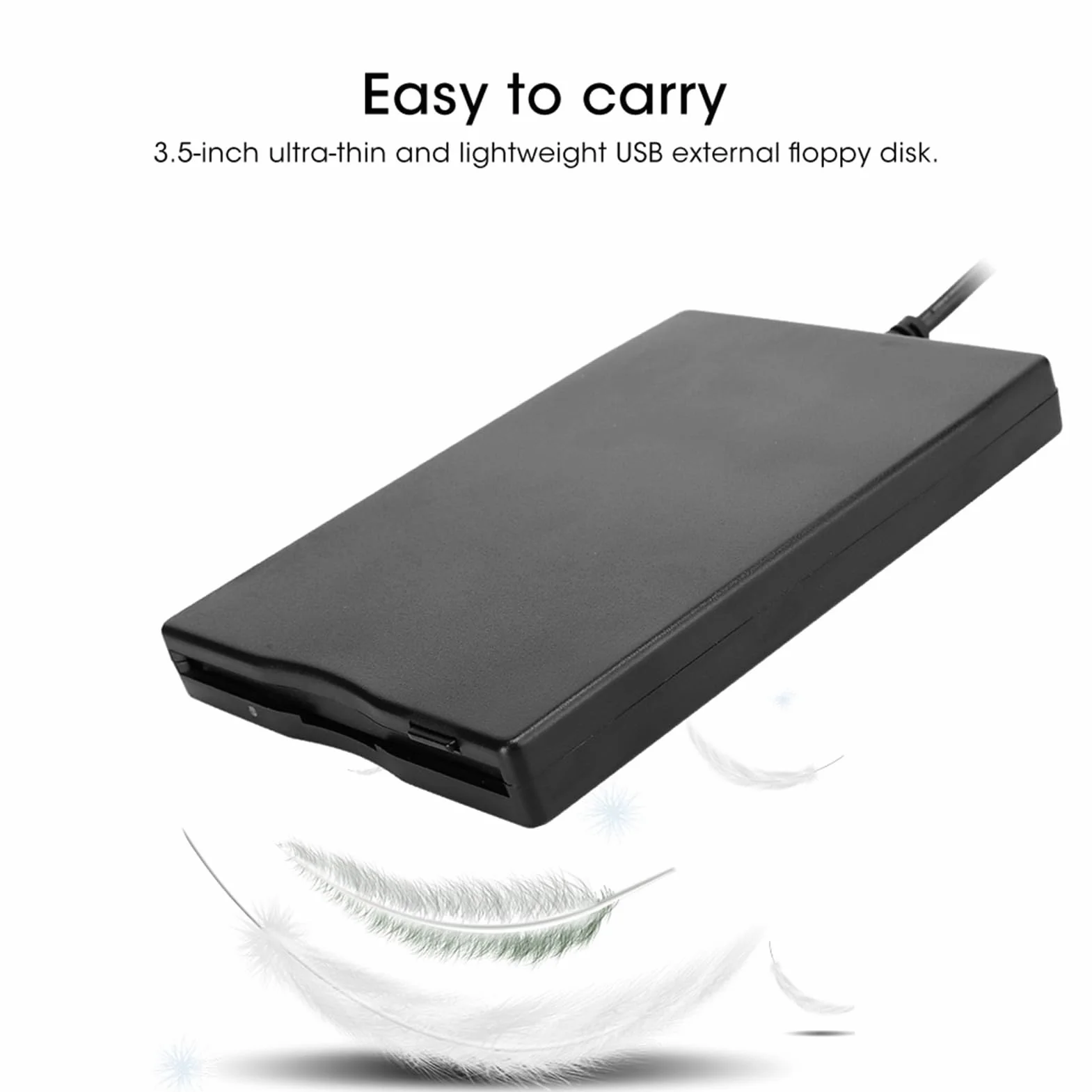 aqxreight Lecteur de disquette portable 3,5" externe