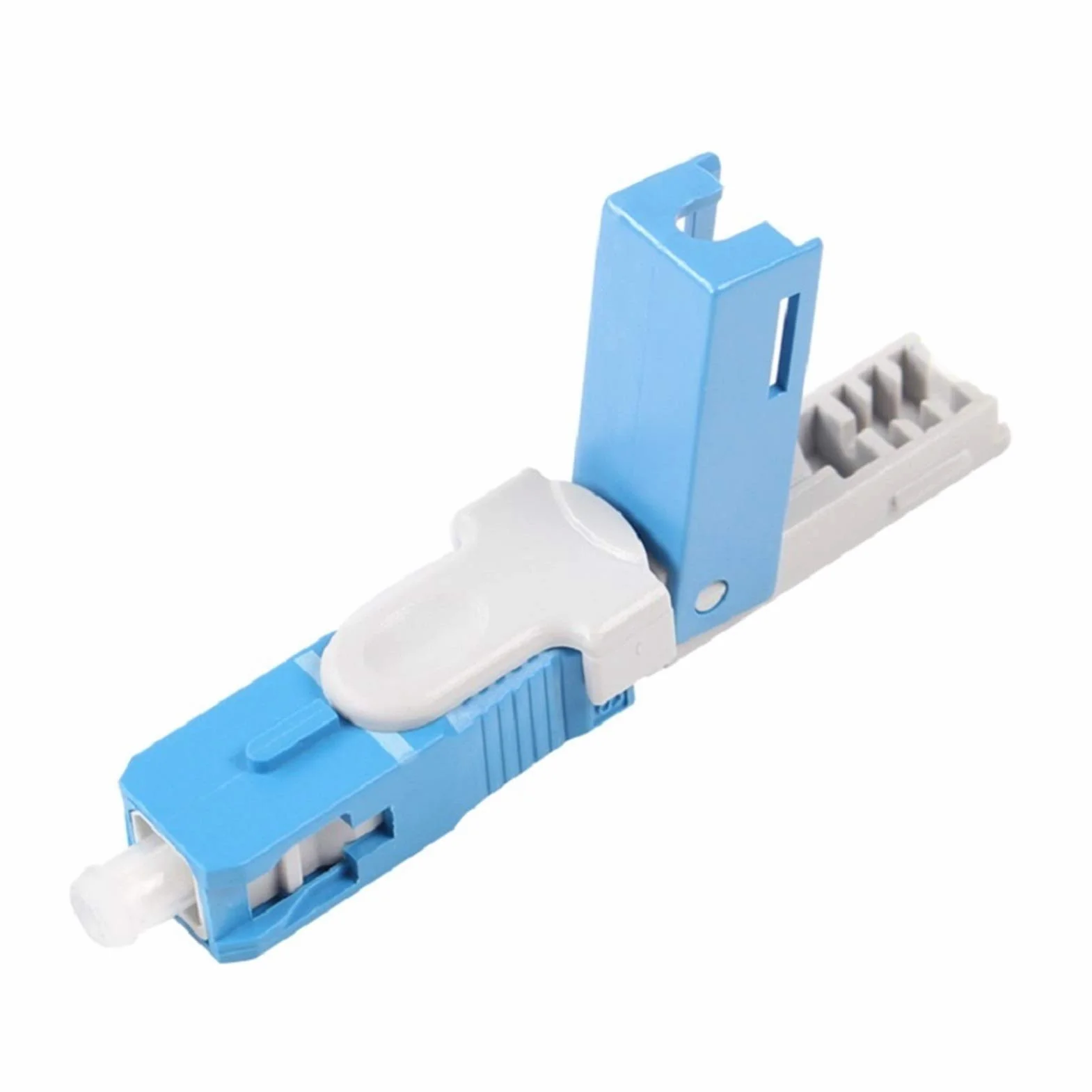 Adaptateur à Fibre Optique 100pcs FTTH SC Connecteur Rapide SC Fibre SC FTTH Connecteur Rapide Fibre Optique Embedded-SC connecteur