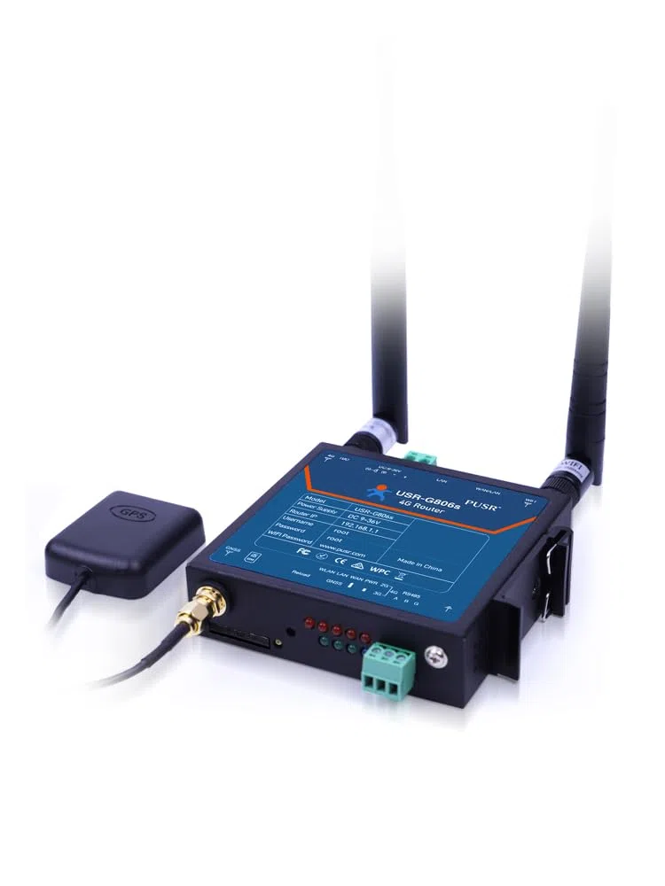 Routeur industriel 4G LTE Global Band avec 1 WAN/LAN, 1 fonction GPS LAN, port série OPENVPN RS485 amélioré, prise en charge du WiFi et de l'accès à distance, configuration par lots, alarme
