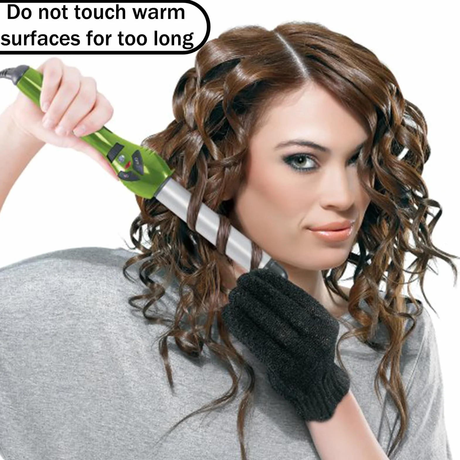 Gants Résistants à la Chaleur Protection Coiffure Fer à Friser