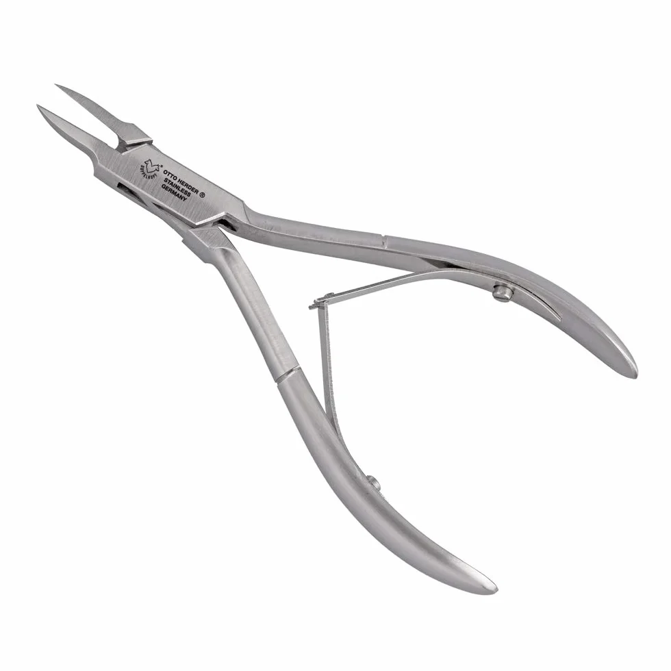 Otto Herder Pince à ongles en acier inoxydable pointe tranchant fin