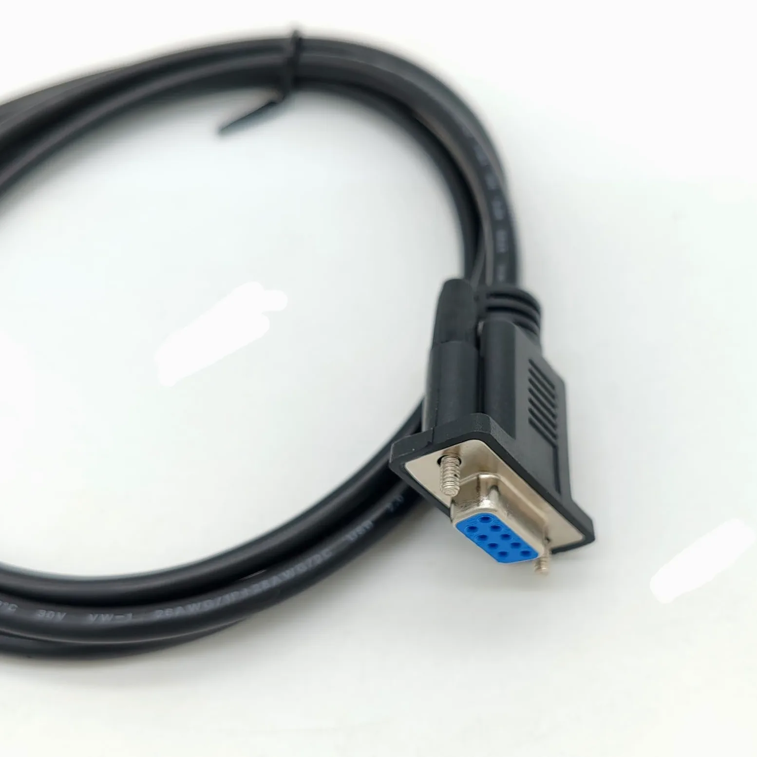 Câble adaptateur USB B Port d'impression mâle vers DB9 femelle RS232 Câble série DB9 vers USB type B Câble adaptateur d'imprimante de transmission de données 1,5 m