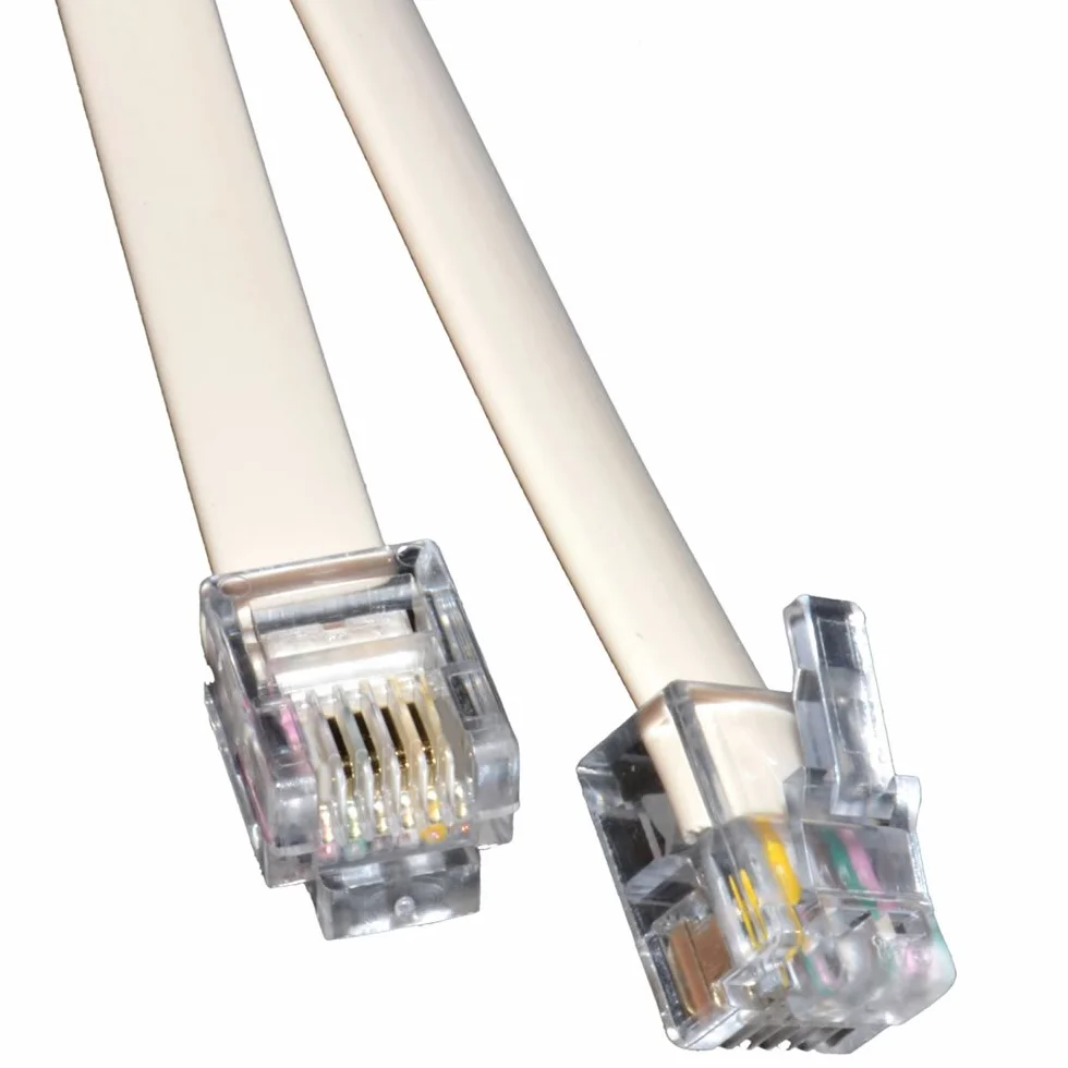 kenable RJ11 Vers RJ11 Phone Femelle Câble Modem ADSL 15 m