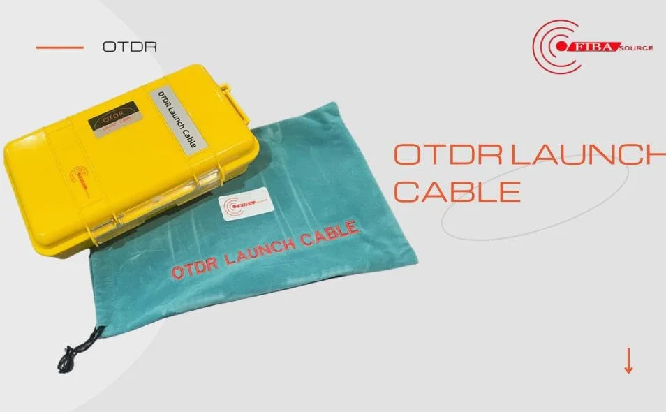 OTDR Câble de lancement 1 km SC/APC Cordon d'extension en fibre optique monomode pour des tests réseau précis (LC/UPC, 1 km)