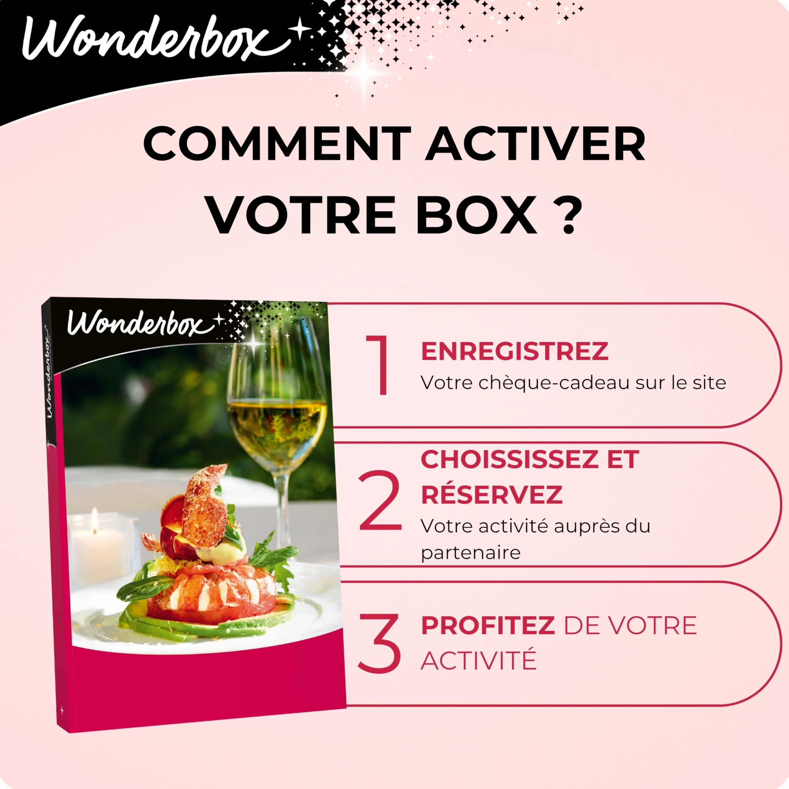 Coffret Cadeau Plaisirs Gourmands Wonderbox - 2900 Dégustations Champagnes Spiritueux Repas Cours Cuisine Pour 1 ou 2 Personnes