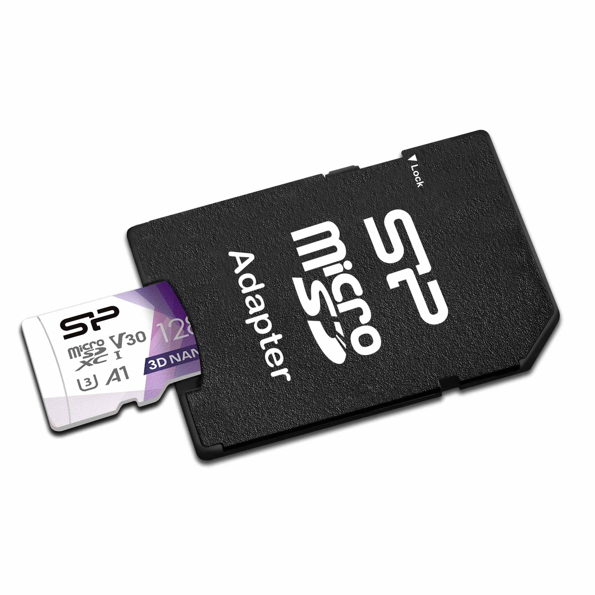 Silicon Power Carte mémoire microSDXC UHS-3 128 Go FBE-SU128GBSTXDU3V20EU