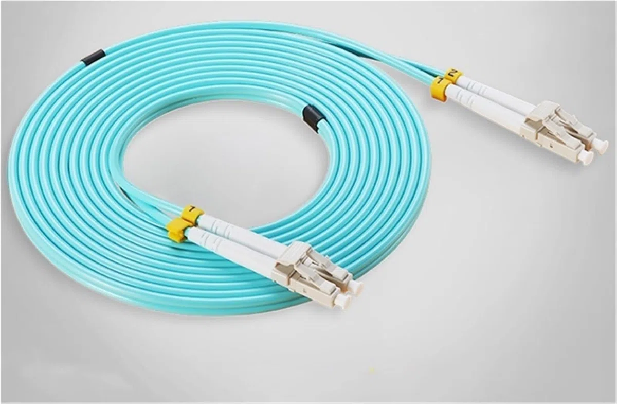 Câbles de raccordement à fibre optique LC-LC OM3 OM4 Duplex 1-100m (1 m, 10 pièces OM4)