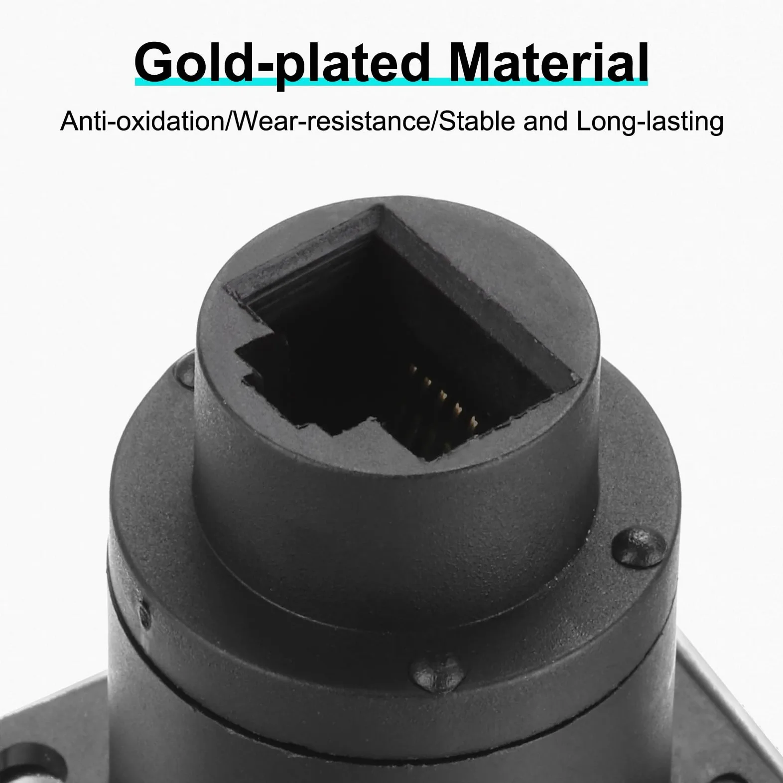 QUARKZMAN D Type RJ45 Coupler, Connecteur Panel Mount IP65 Étanche RJ45 Socket Femelle Vers Femelle LAN Network Bulkhead Pass Through Socket Pour CAT6/CAT5E/CAT5, Pack De 10